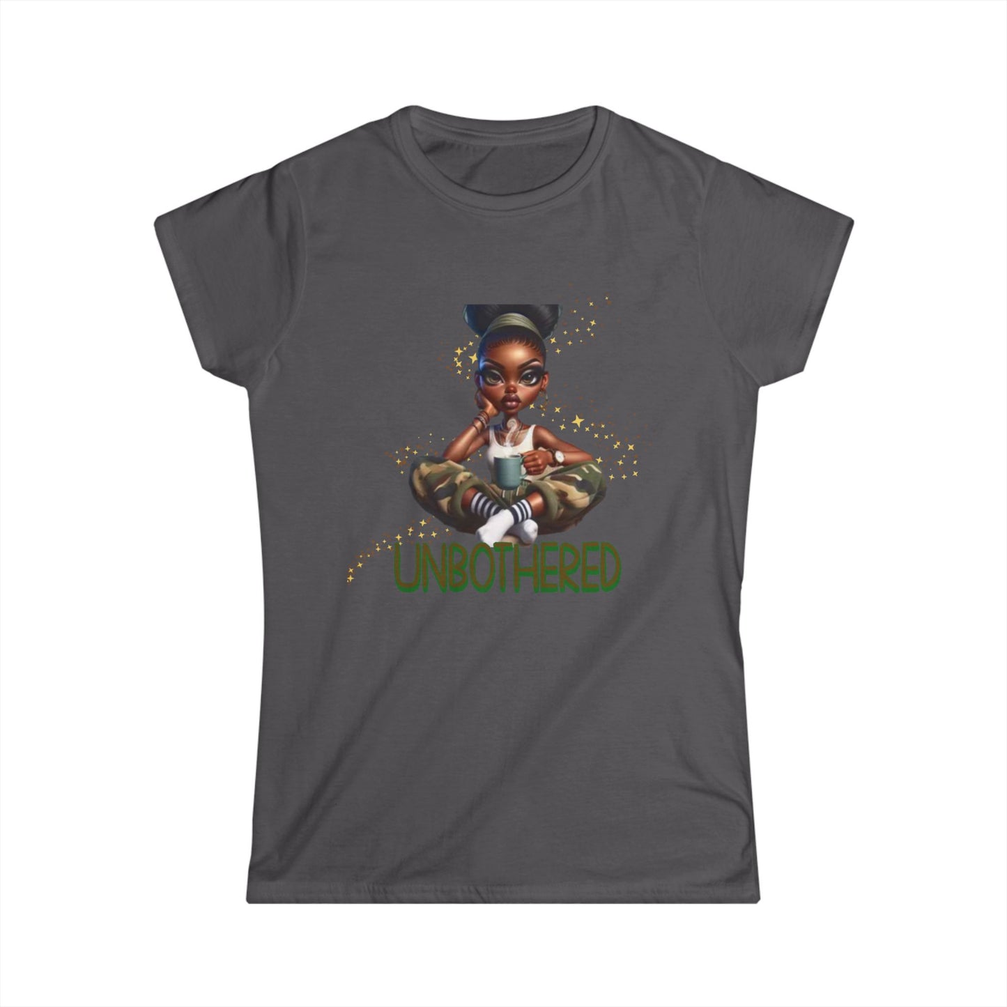 Unbothered Serenity T-Shirts for Women, Black Woman Empowerment, 92% Black Women Shirts, Melanin Magic T-Shirts, Black Girl Magic Tees