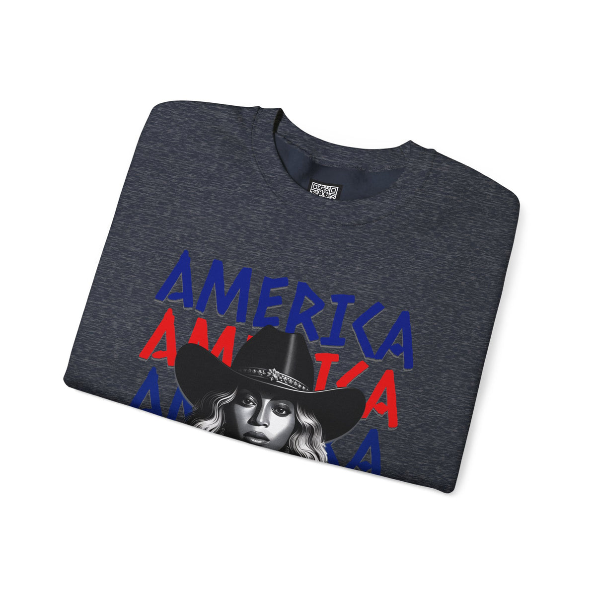 America Graphic Crewneck Sweatshirt, Beyonce America We Have a Problem, Fan Merchandise for Beyonce, Unisex Gildan Sweatshirts