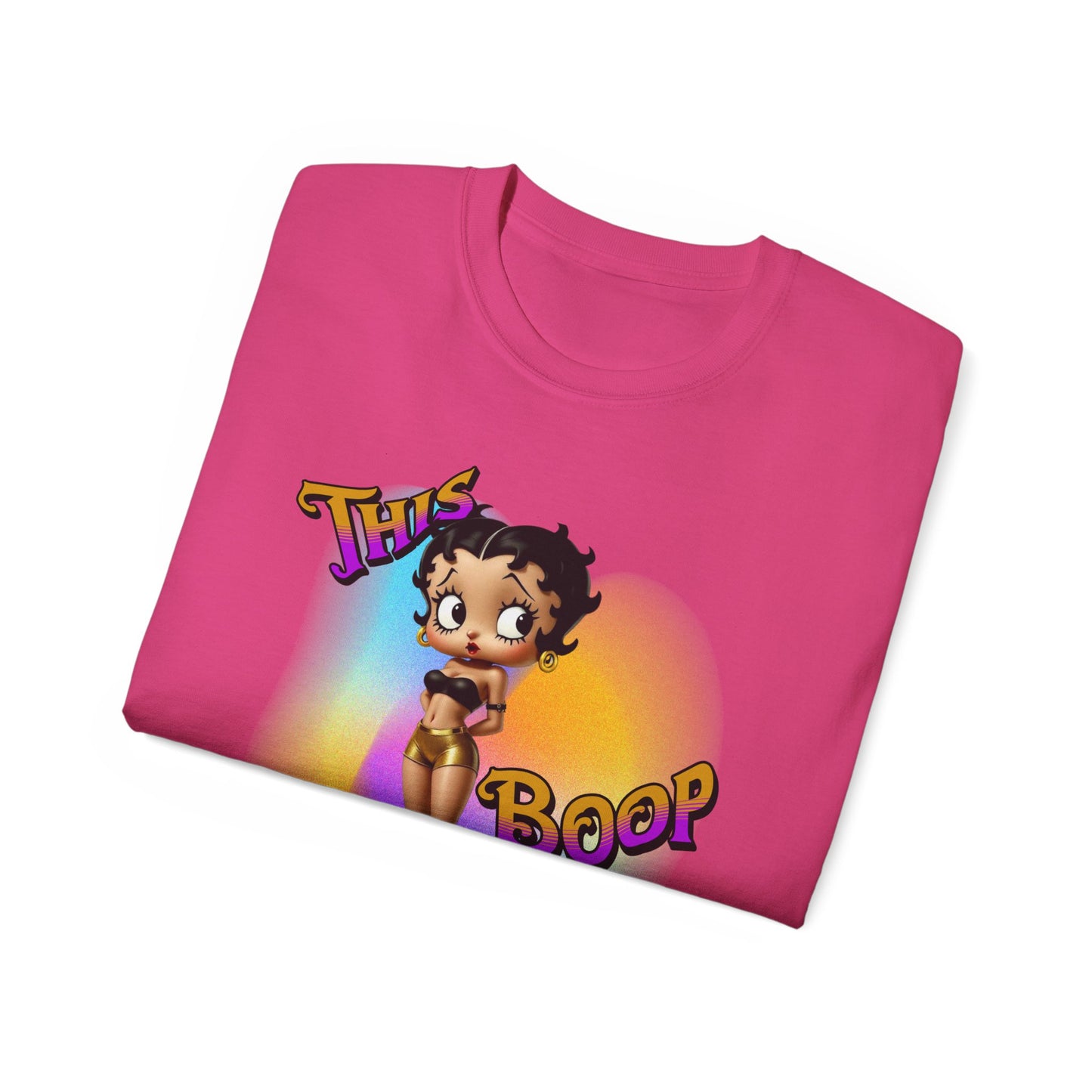 Retro Betty Boop Cartoon Tee, Fun Skater Themed T-Shirt, Vintage Skater Girl Shirt, Casual Wear, Betty Boop Design, Perfect Gift for Skater Fans