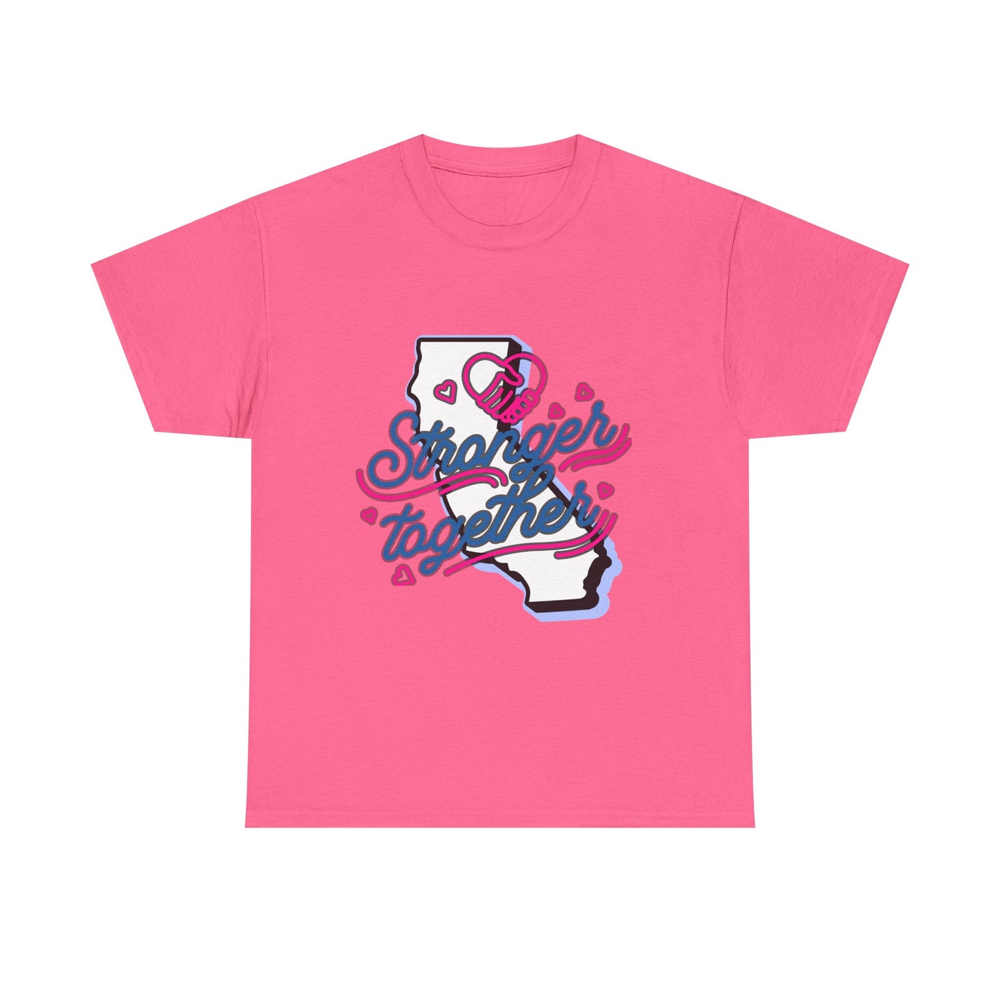 California Stronger Together T-shirt, Standing up for California, California T-Shirt for Resilience, Californians are United and Resilient, We will Rebuild our Cities