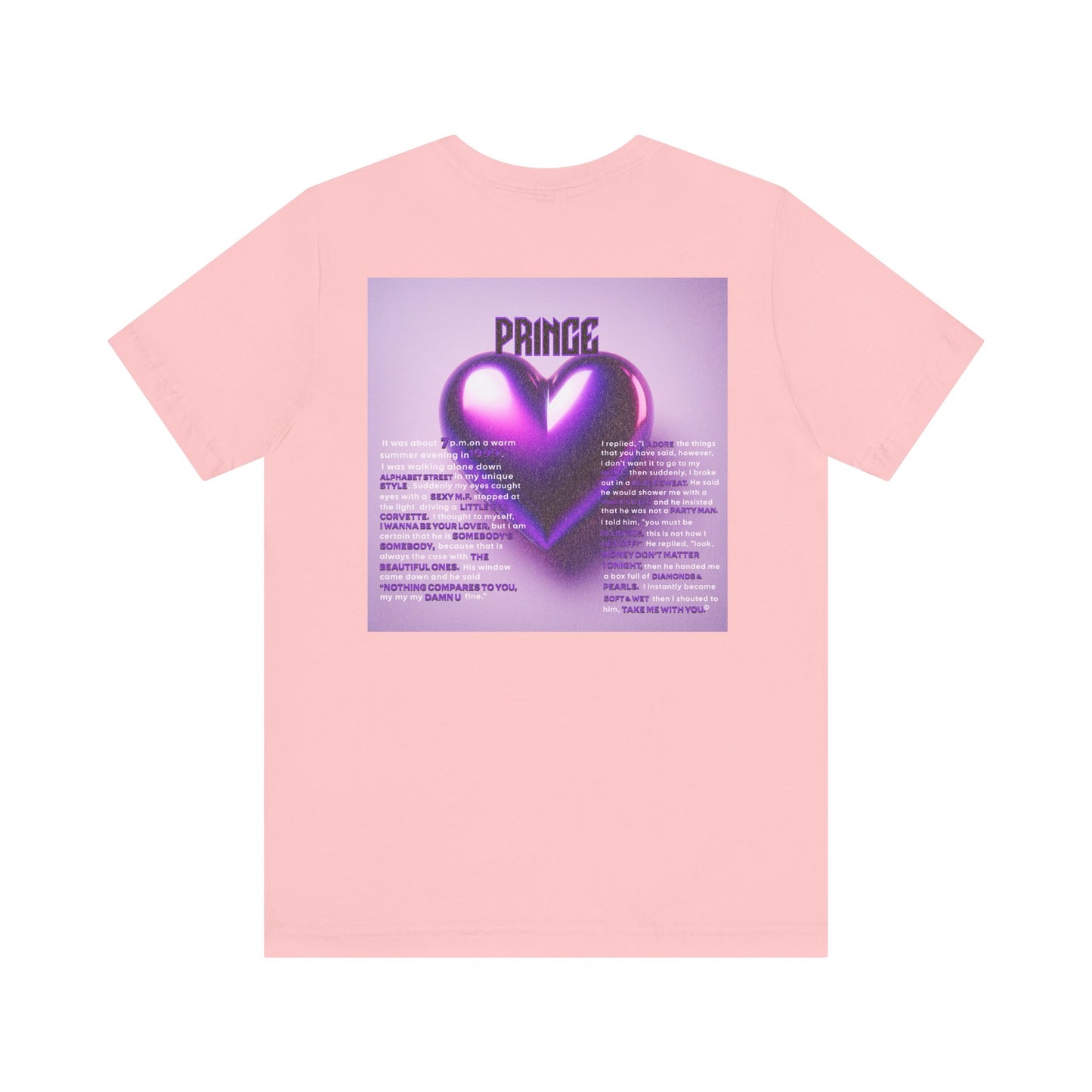 Prince Tribute Unisex Tee - Stylish Band Shirt, Music Lover Gift, Festival Wear, Retro Fashion, Unique Graphic Tee, Prince Song Collaboration