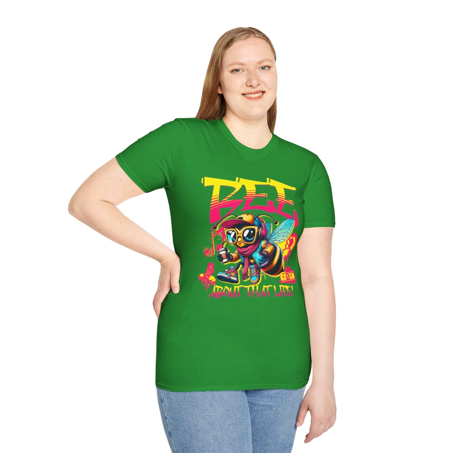 Beekeeper Graphic T-Shirt, Cute Bee Lovers T-Shirt, Fun Colorful Graphic Bee Tee, Summer Casual Wear, Gift for Bee Enthusiast