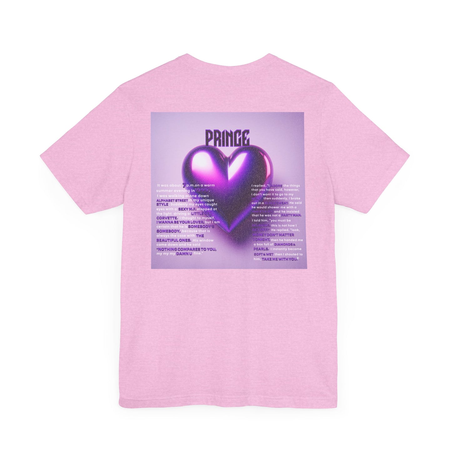 Prince Tribute Unisex Tee - Stylish Band Shirt, Music Lover Gift, Festival Wear, Retro Fashion, Unique Graphic Tee, Prince Song Collaboration