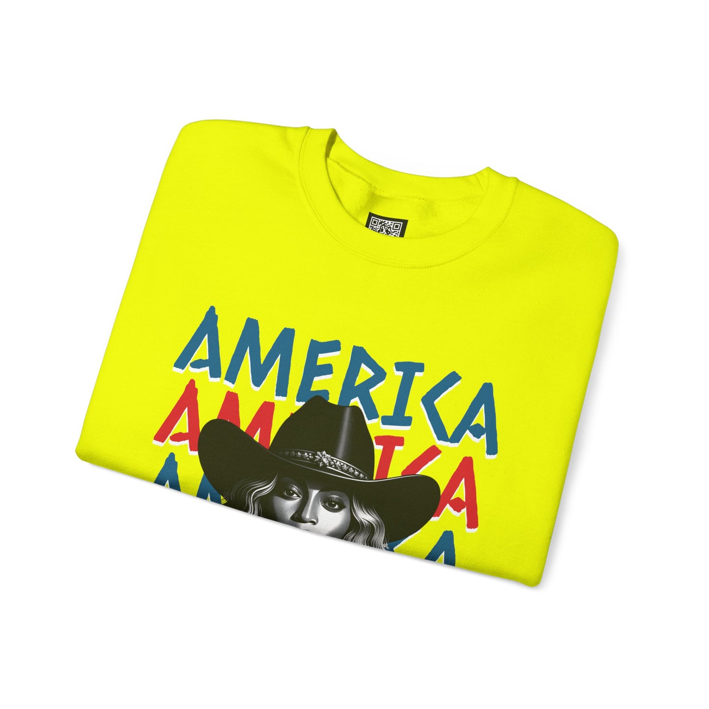 America Graphic Crewneck Sweatshirt, Beyonce America We Have a Problem, Fan Merchandise for Beyonce, Unisex Gildan Sweatshirts