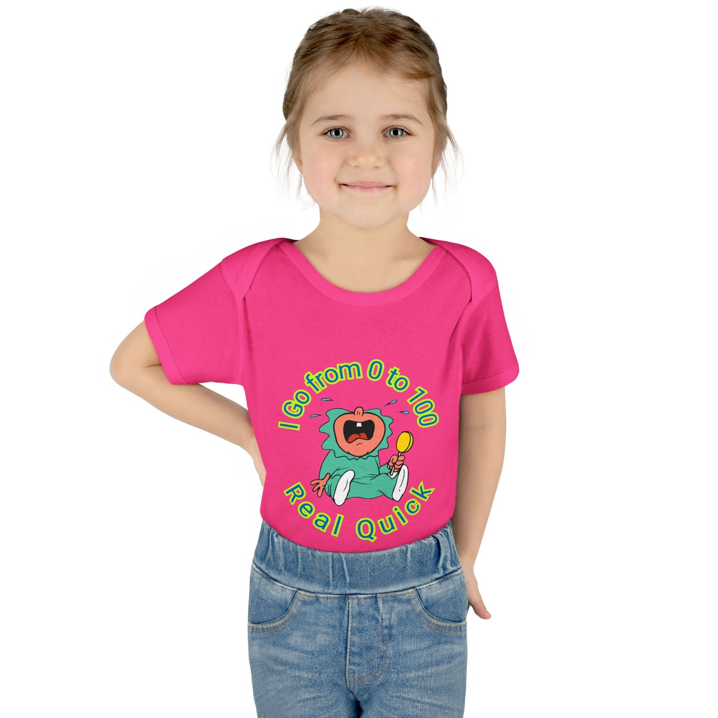 Funny Baby Onesies from 0 to 24 Months, Cute Colorful Baby Onesies for Boy or Girl, From 0 to 100 Real Quick, Newborn Baby Shower Gifts
