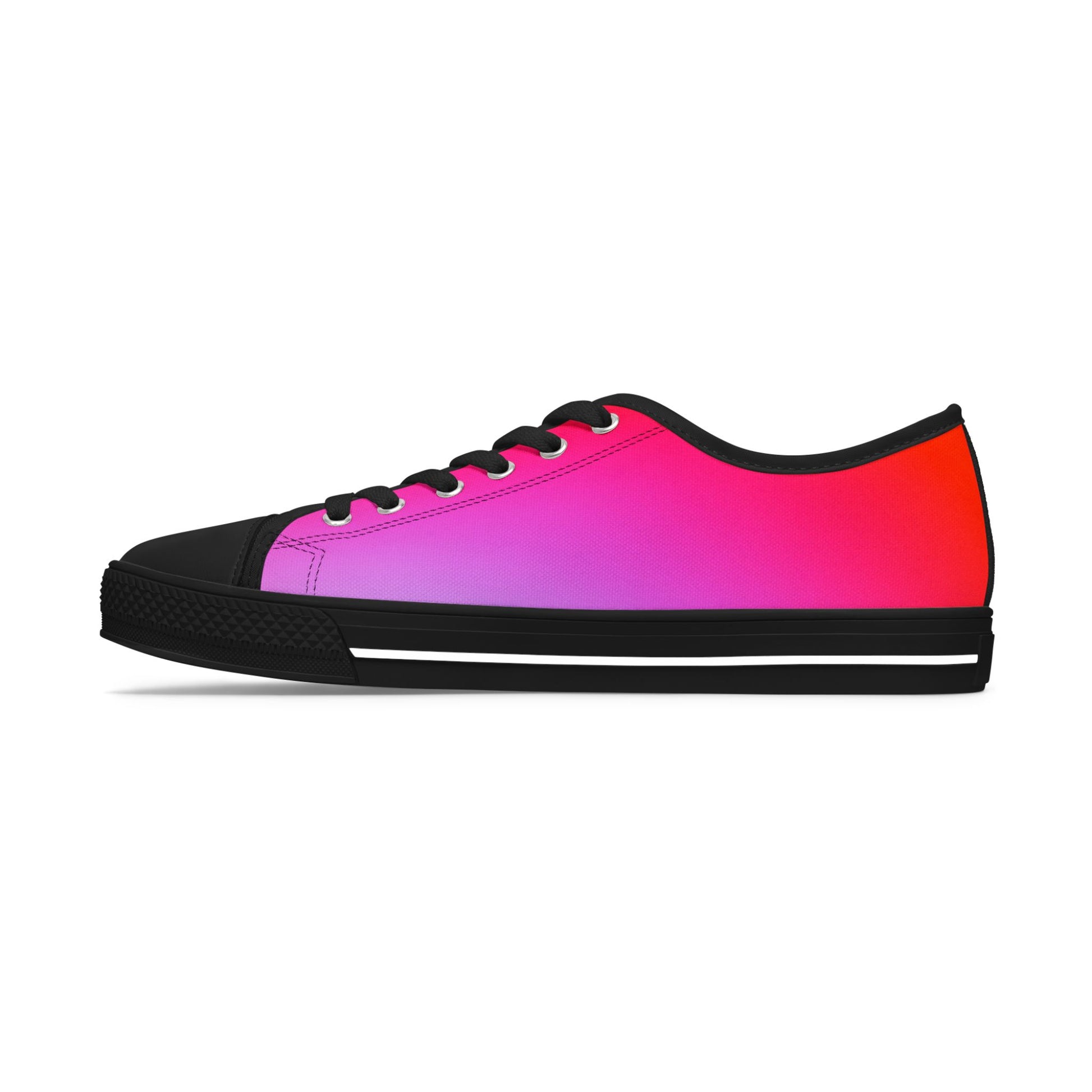 Gradient Women's Low Top Sneakers, Stylish Casual Women Shoes, Trendy Women Sneakers, Cute Summer Footwear, Gift for Her