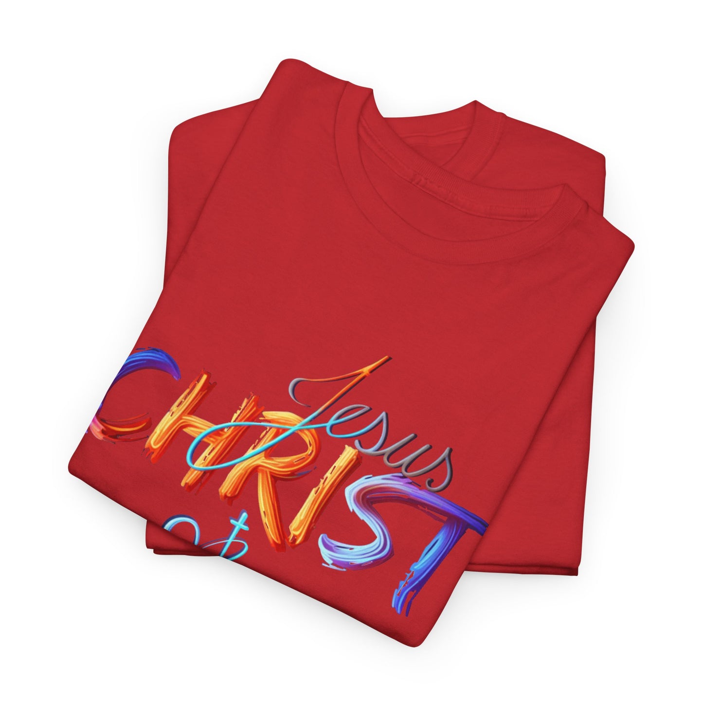 Jesus Christ Shirt, Faith & Light T-shirt, Christian Apparel, Bold Christian Graphics, Christian Gift, Faith-Based Art, Gospel Merchandise