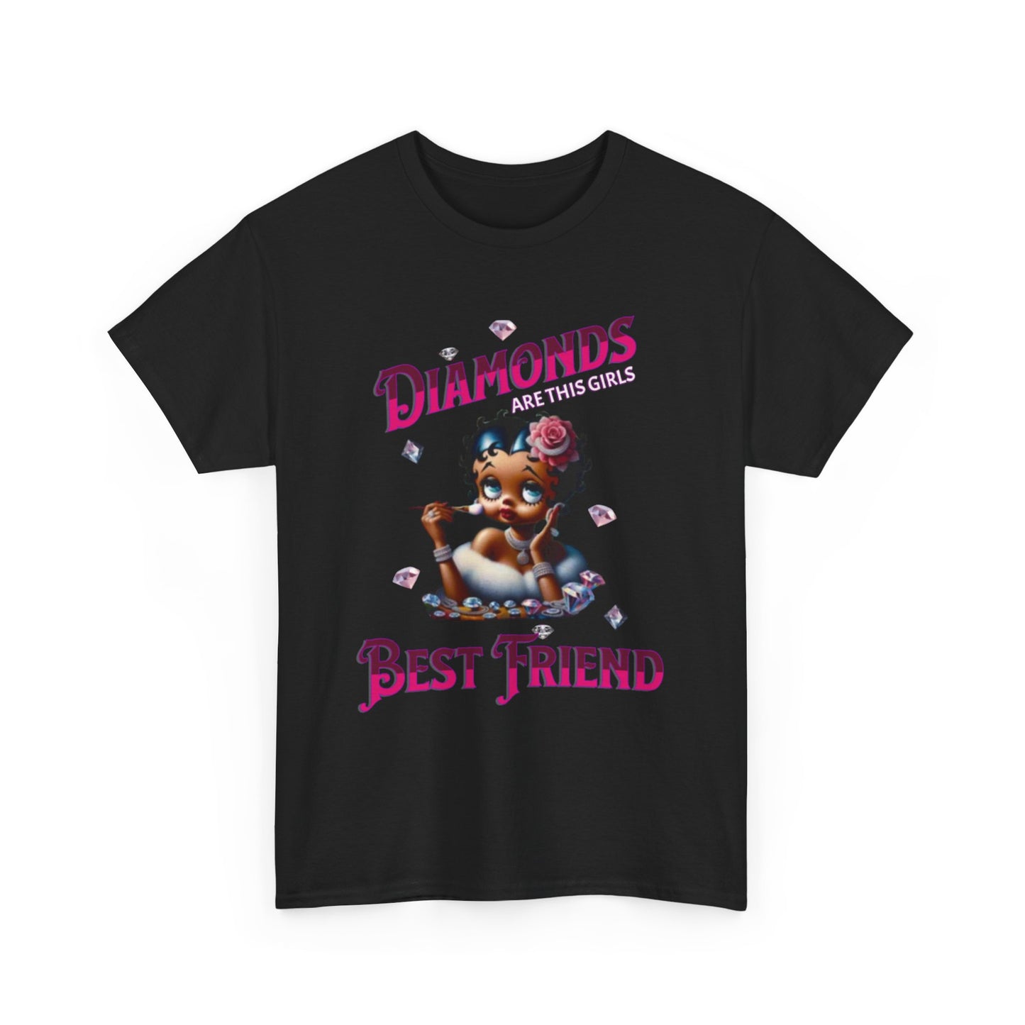 Diamonds Are This Girl's Best Friend, Marilyn Monroe Quote Shirt, Best Friend Tees, Betty Boop I Love Diamonds T-Shirts,