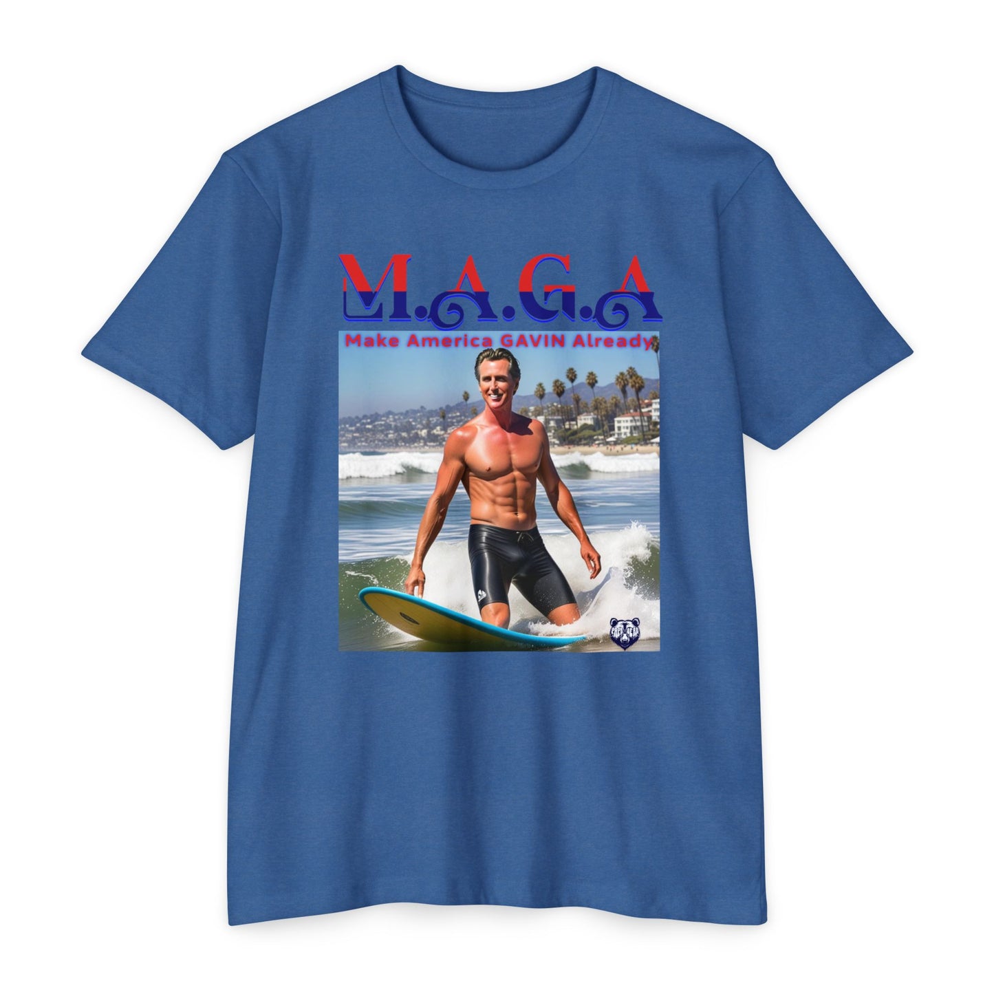 Make America Gavin Already T-shirt | Retro California Beach Vibe | Gavin Newsom T-shirt Apparel | Summer Style | California Pride Tees