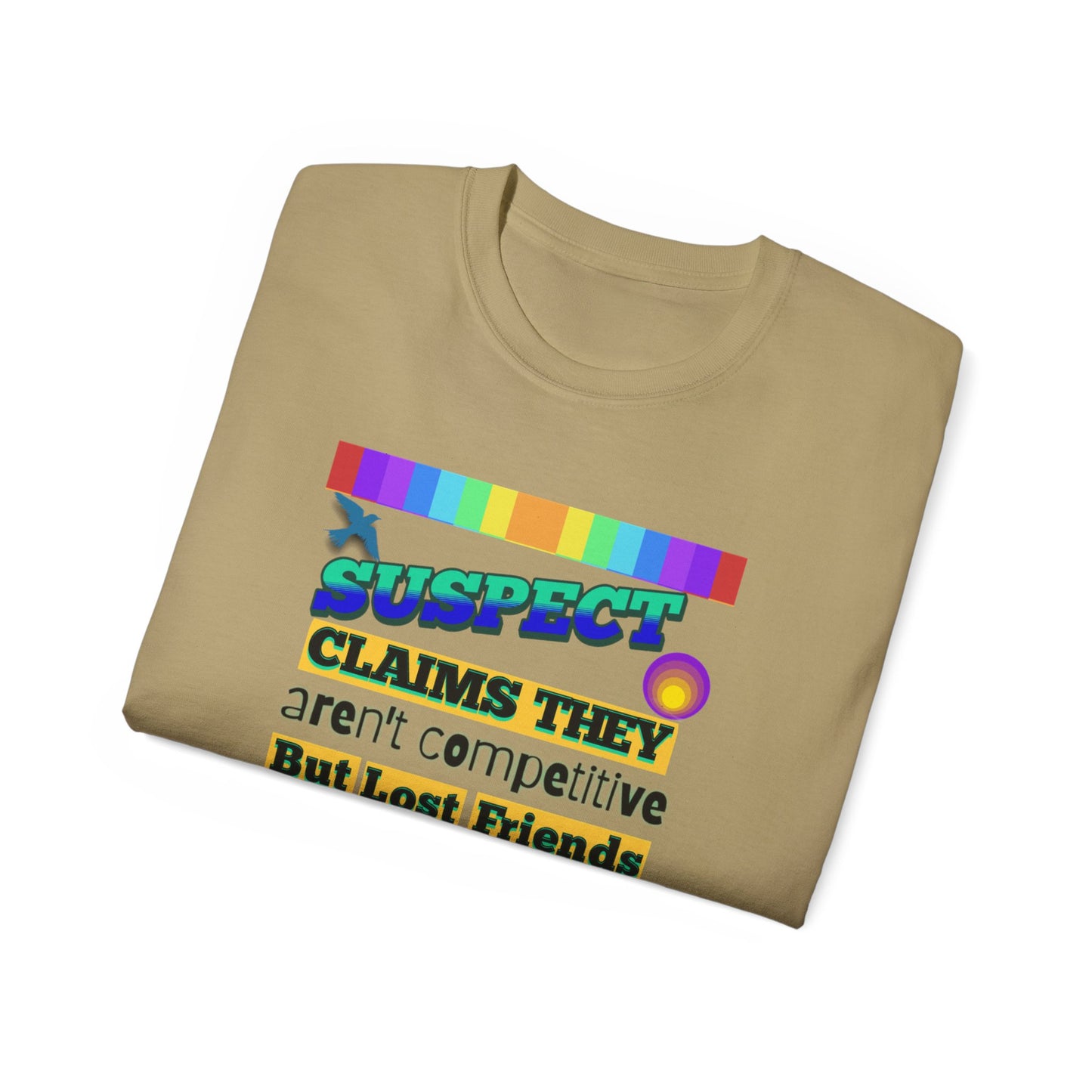 Competitive Spirit Cruise Crew Unisex Tee - Fun Trivia Game Shirt, Gift for Friends, Casual Wear, Family Game Night, Unique Graphic Tee