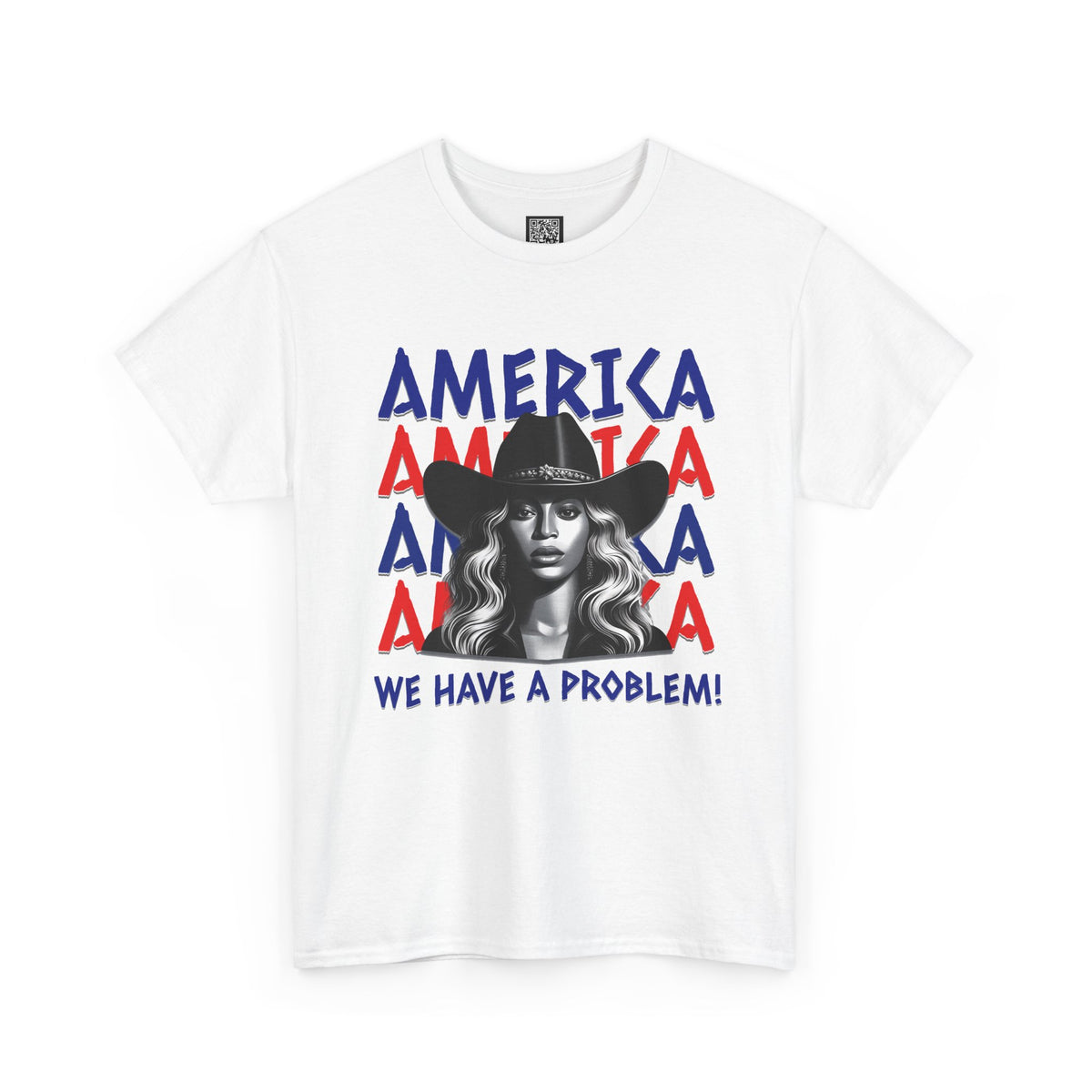 Beyoncé America We Have a Problem T-Shirt – Cowboy Carter Fan Tee, Patriotic Concert Shirt, S–5XL