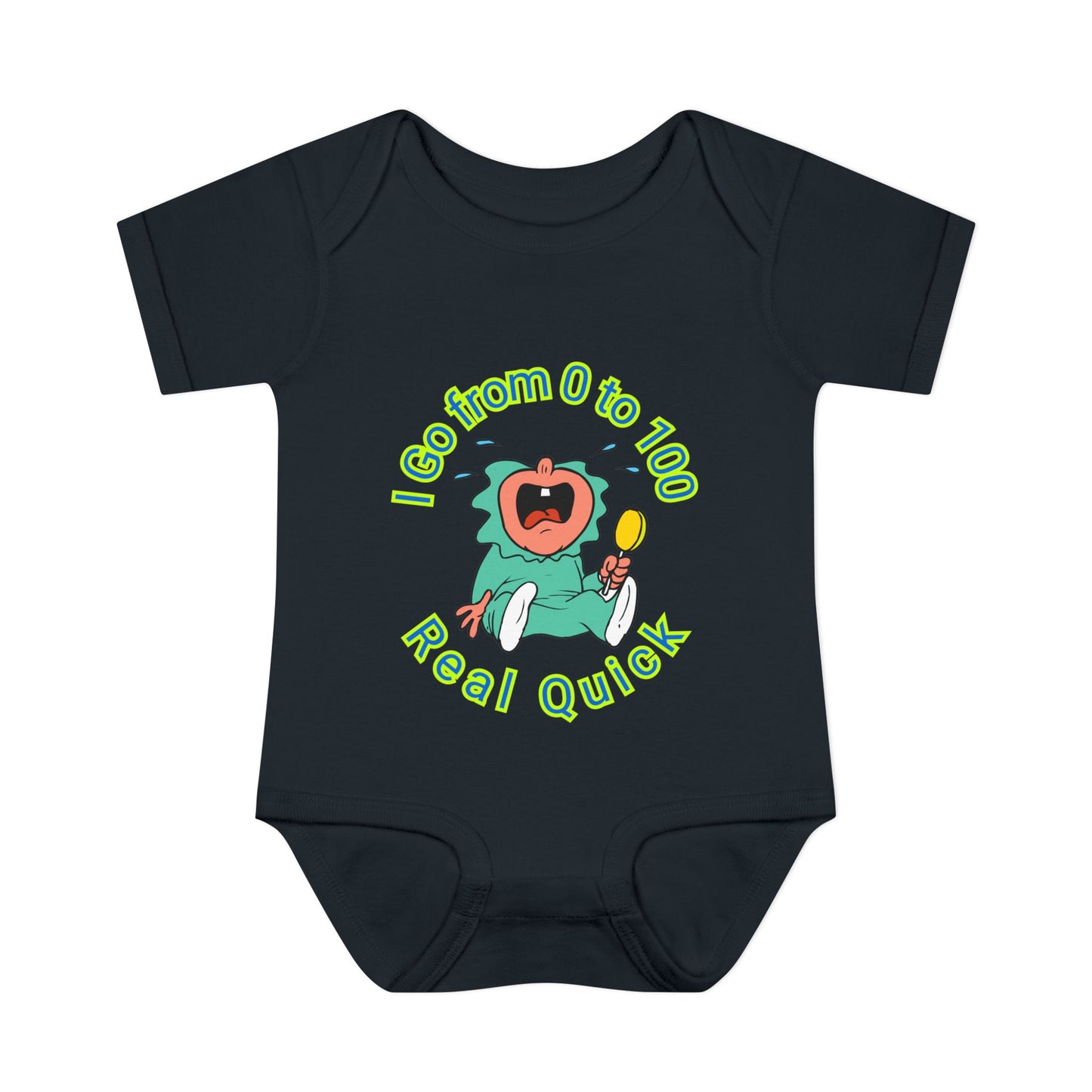 Funny Baby Onesies from 0 to 24 Months, Cute Colorful Baby Onesies for Boy or Girl, From 0 to 100 Real Quick, Newborn Baby Shower Gifts
