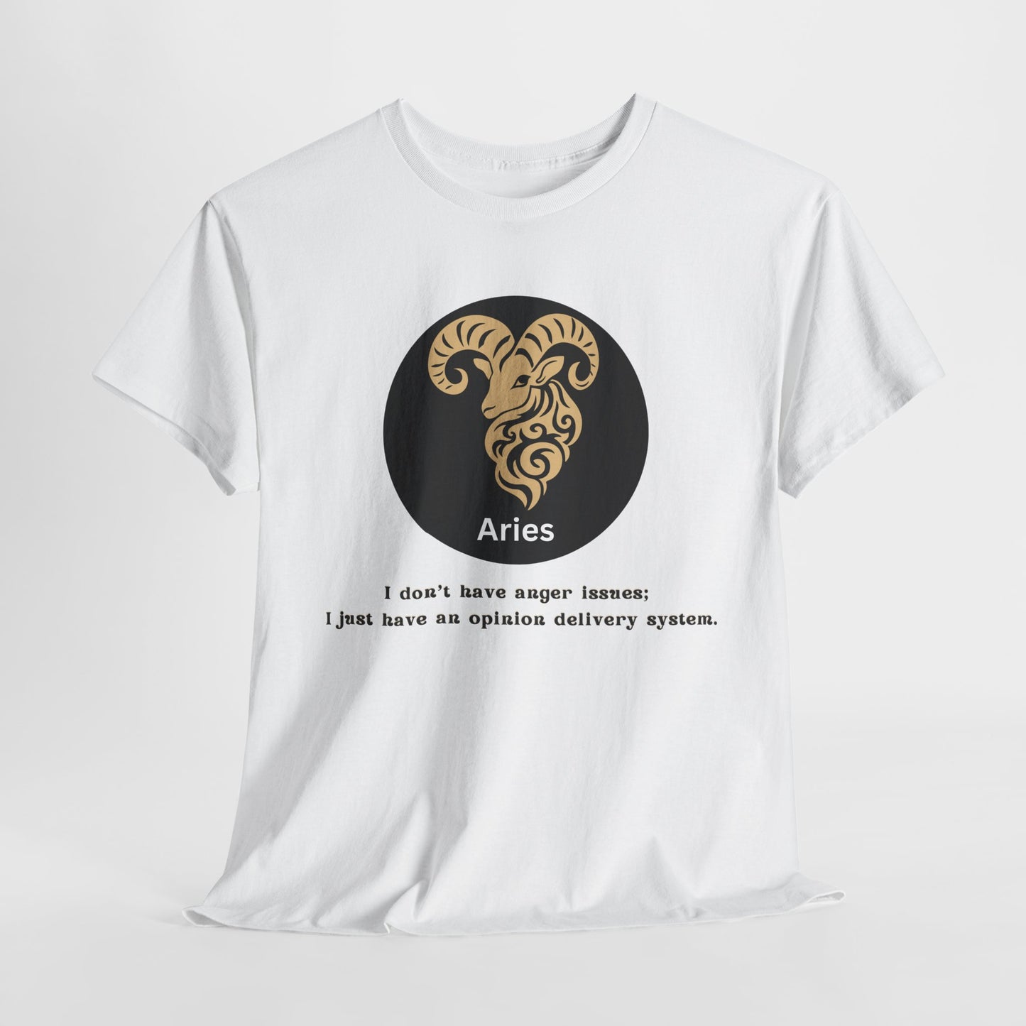 Aries T-Shirt, Aries Horoscope Gifts, Birth Month Gifts, Zodiac Sign T-Shirt Gifts, Astrology T-Shirt, Unisex Heavy Cotton Tee, Funny T-shirts