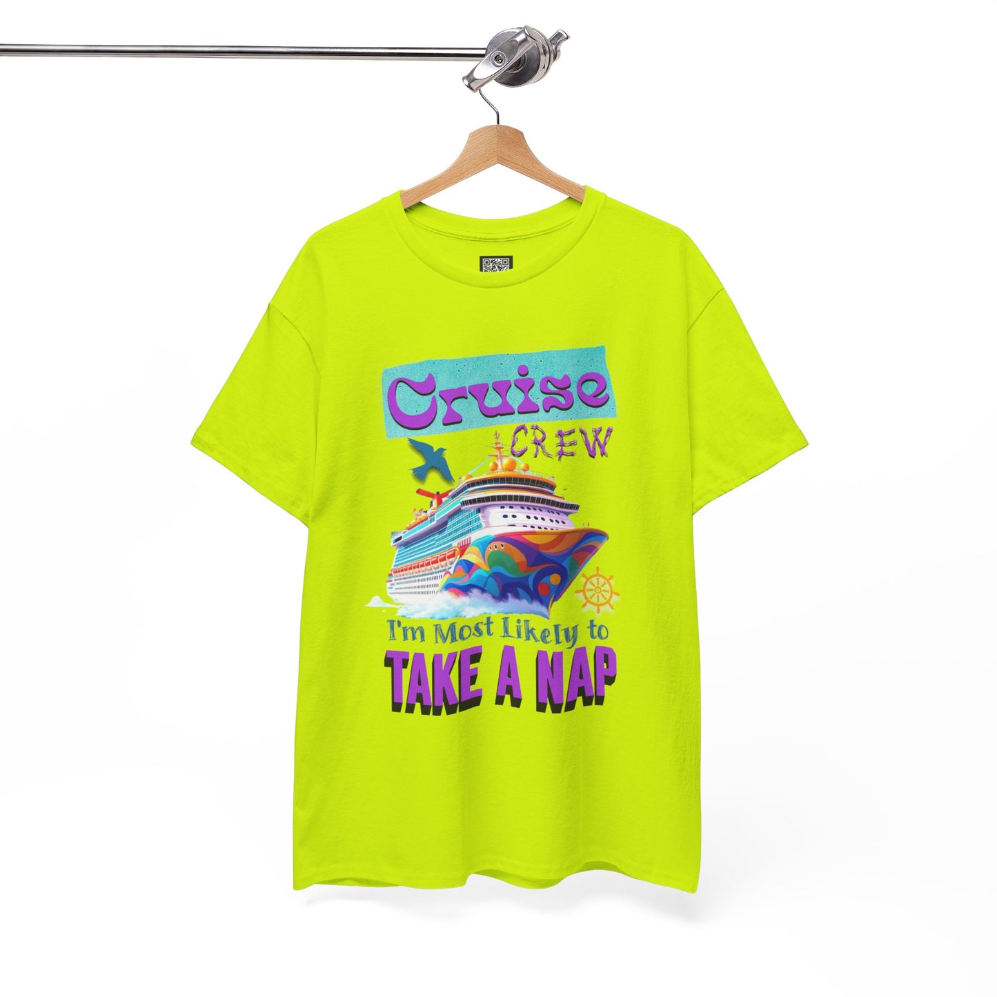 Cruise Crew Nap Tee, Unisex Cotton Shirt, Fun Cruise Vacation Apparel, Cruising Nautical Gift, Group Travel Outfit, Fun Cruise Shirt