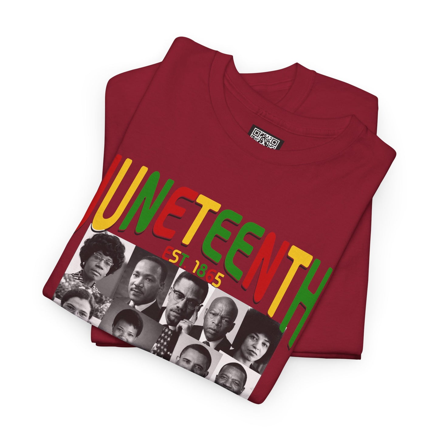 Juneteenth Celebration T-Shirt – "Let Freedom Ring" Colorful Chain Design (Est. 1865)