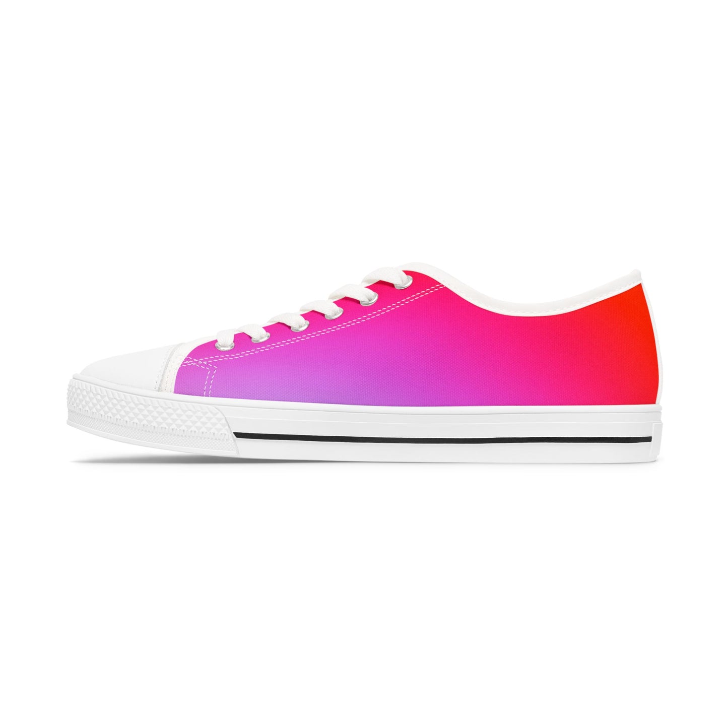 Gradient Women's Low Top Sneakers, Stylish Casual Women Shoes, Trendy Women Sneakers, Cute Summer Footwear, Gift for Her