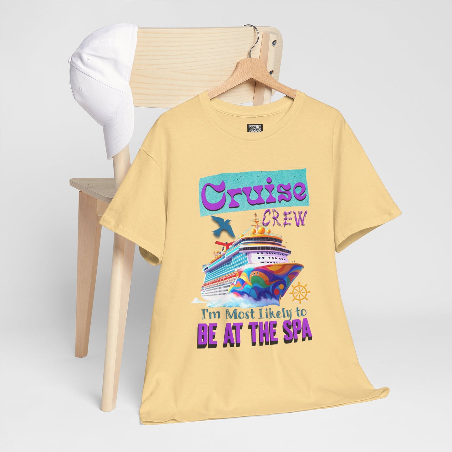 Cruise Crew Unisex Tee - Spa Day Vibes, Cruise Vacation T-Shirt, Funny Group Travel Apparel, Cruise Wear, Summer Fun Shirt