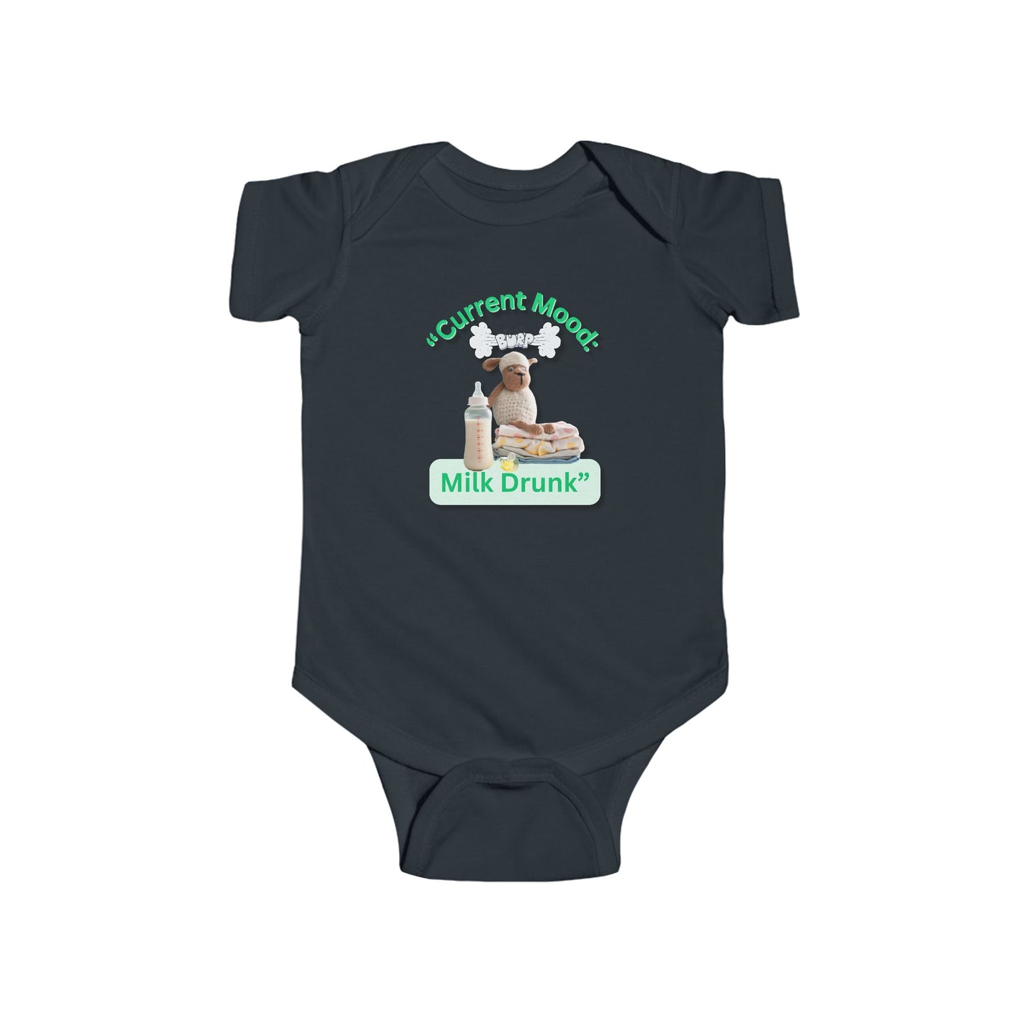 Funny Baby Onesies from 0 to 24 Months, Cute Colorful Baby Onesies for Boy or Girl, Milk Drunk Baby Onesies, Newborn Baby Shower Gifts