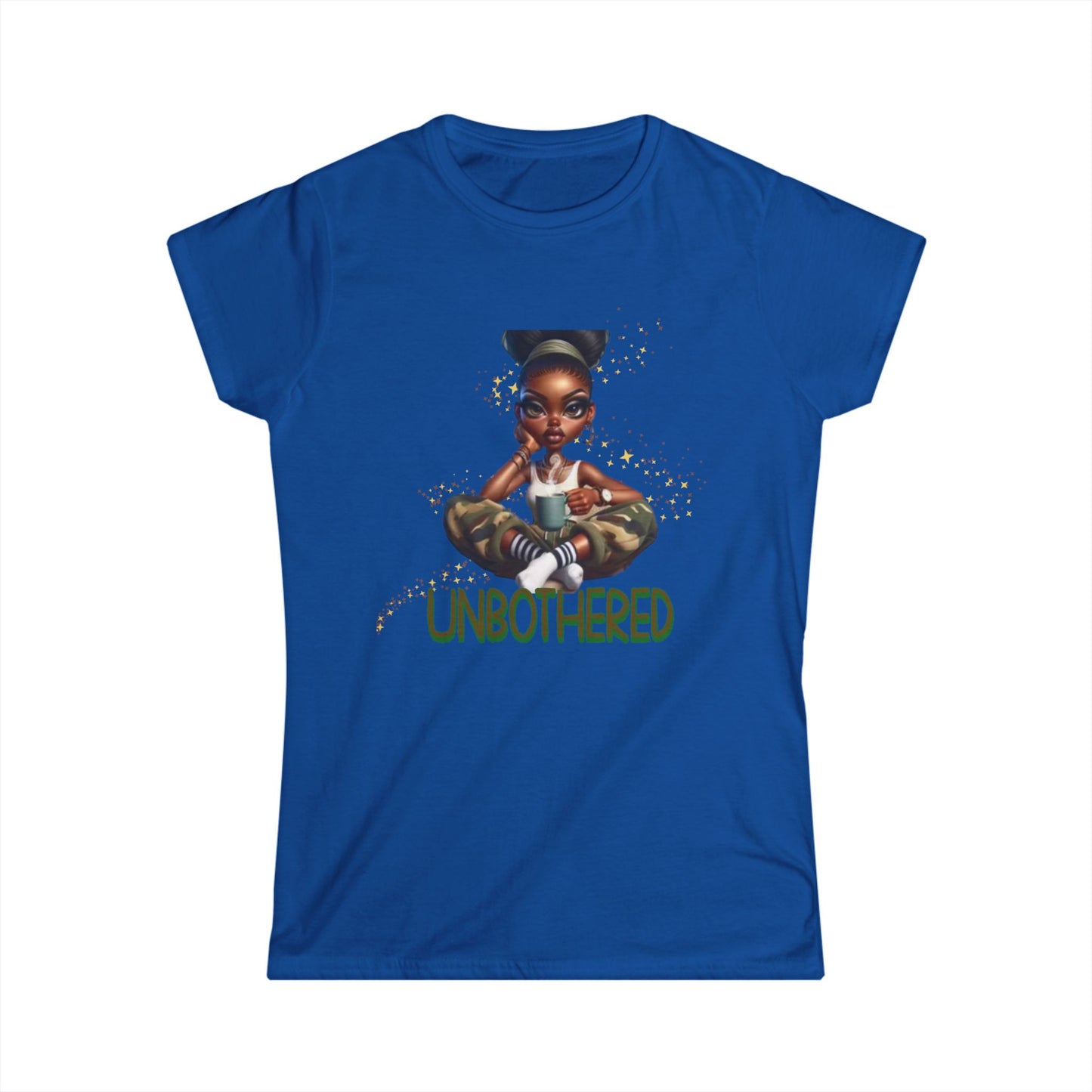 Unbothered Serenity T-Shirts for Women, Black Woman Empowerment, 92% Black Women Shirts, Melanin Magic T-Shirts, Black Girl Magic Tees