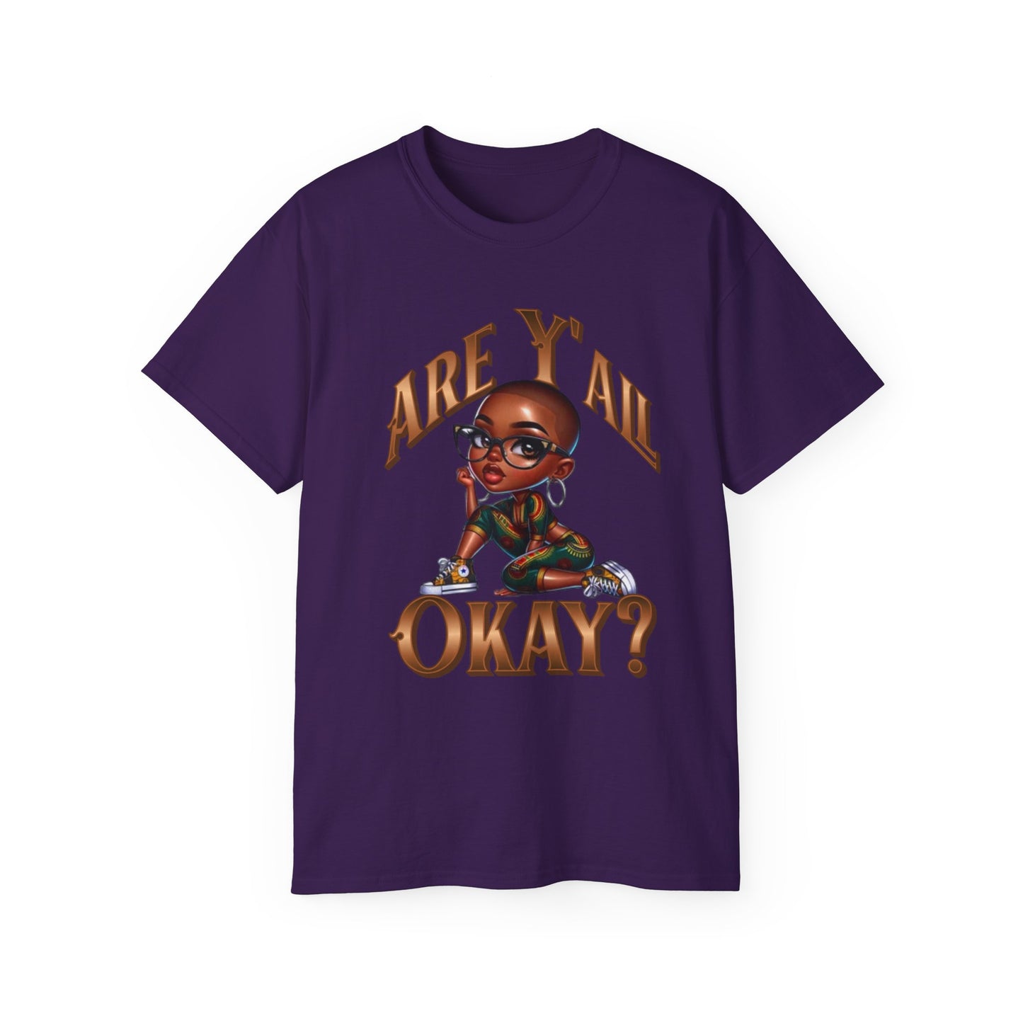 Sassy Check-In "Are Y'all Okay?", Black Girl Magic Shirts, Black History Month Shirt, Afrocentric Melanin Shirts, Woman Empowerment Shirt
