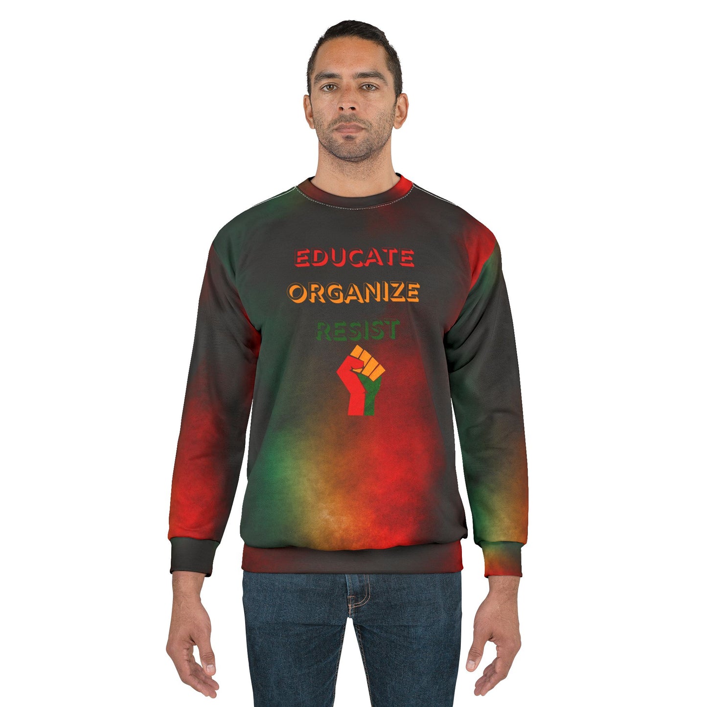 Afrocentric Aurora Glow Sweatshirt