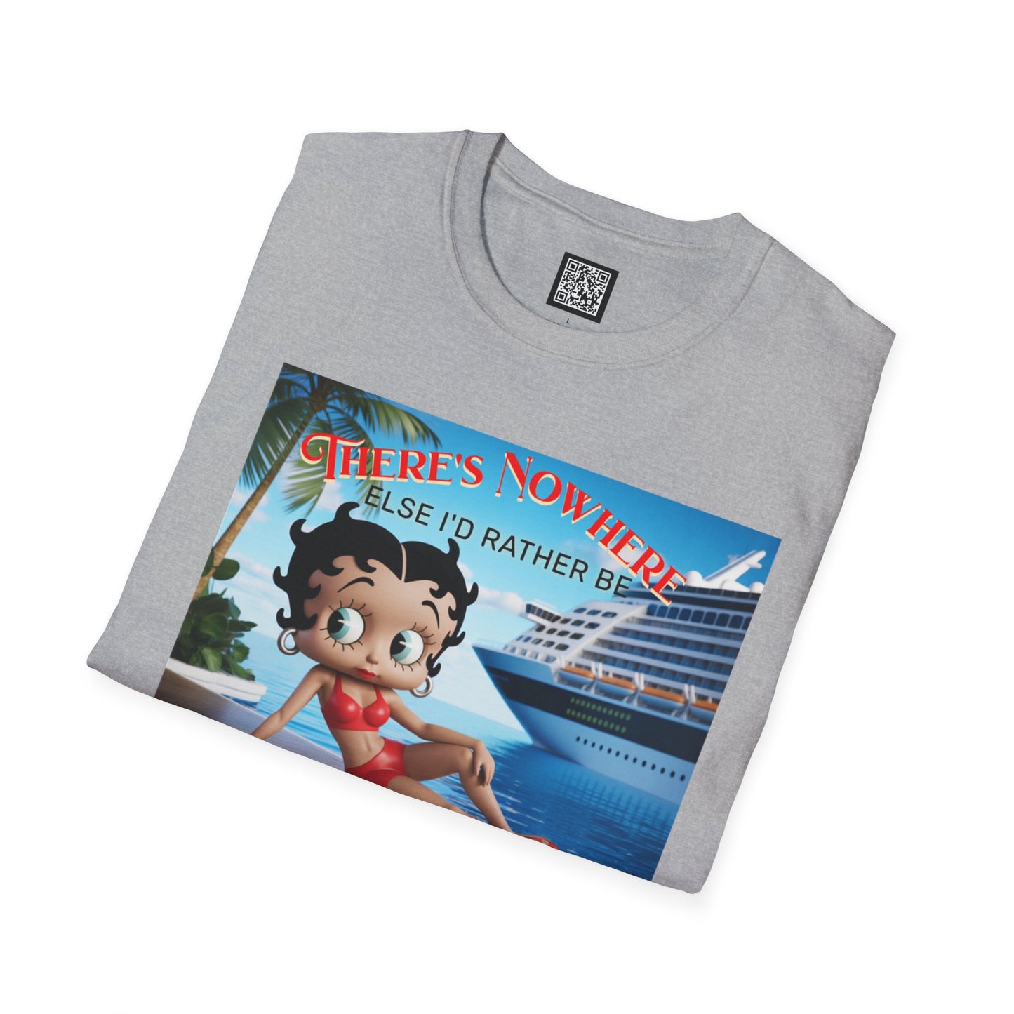 Betty Boop Cruisin' Vintage T-Shirt, Retro Beach Tee, Cute Cruise Themed Summer Fun Shirt, Vacation Outfit, Bettsie Style Clothing