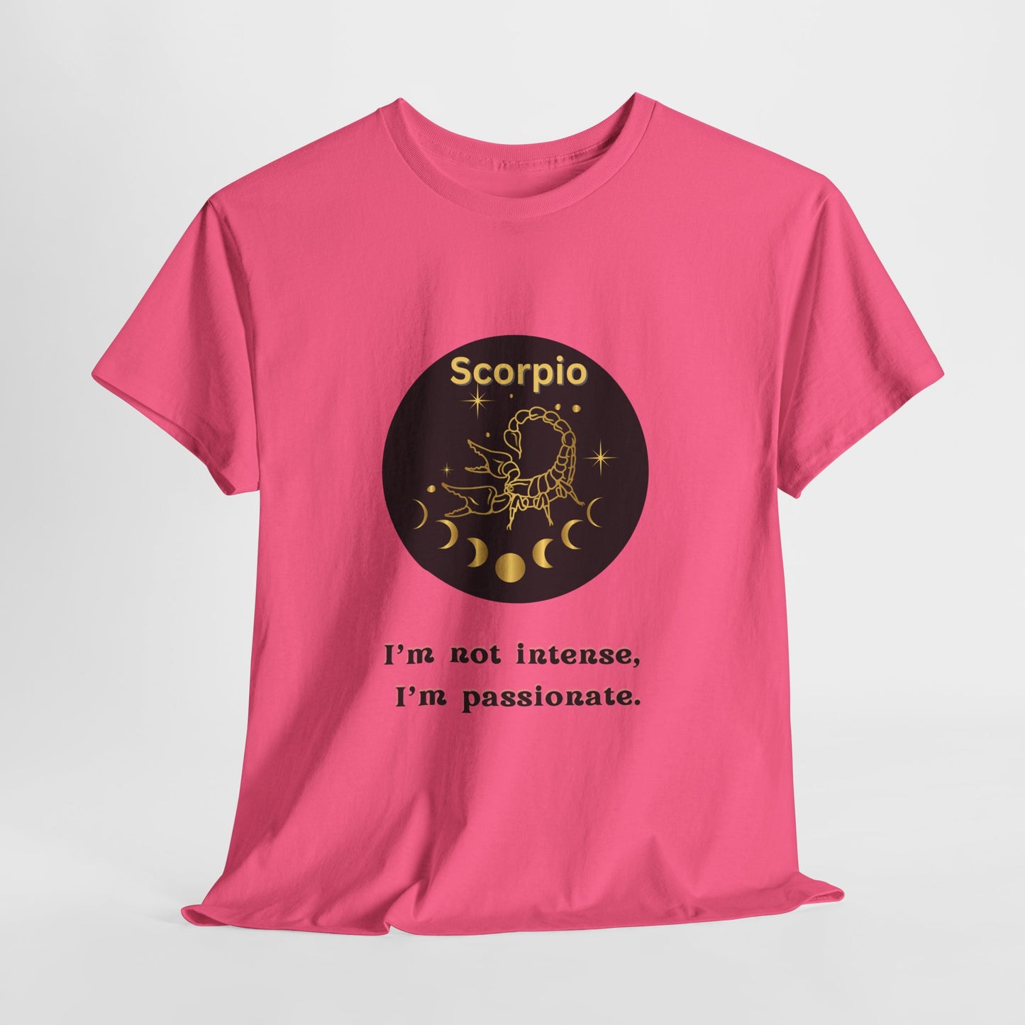 Scorpio T-Shirt, Scorpio Horoscope Gifts, Birth Month Gifts, Zodiac Sign T-Shirt Gifts, Astrology T-Shirt, Unisex Heavy Cotton Tee