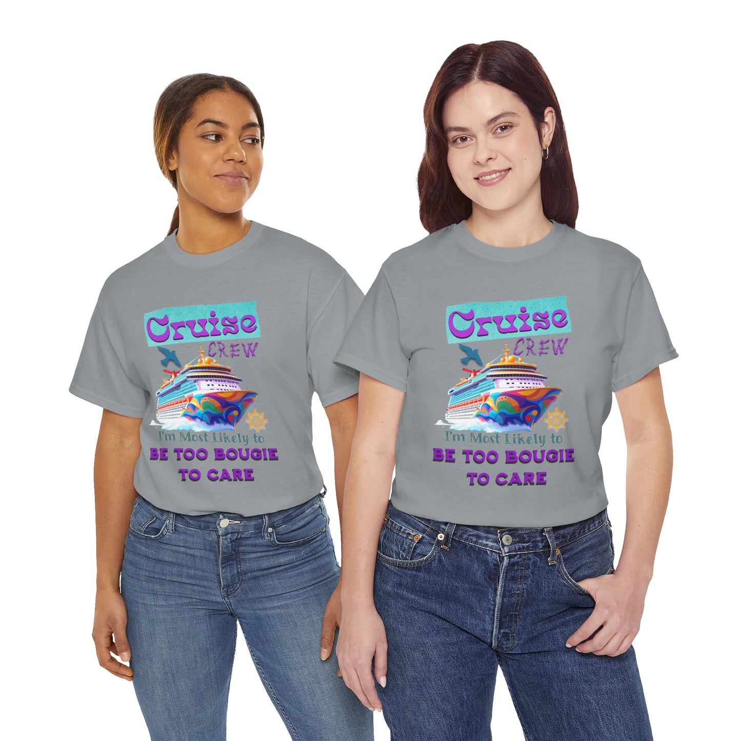 Cruise Crew Tee: Be Too Bougie to Care, Vacation Outfits, Nautical Shirt, Travel Gift, Summer Apparel, T-Shirt for the Bougie One