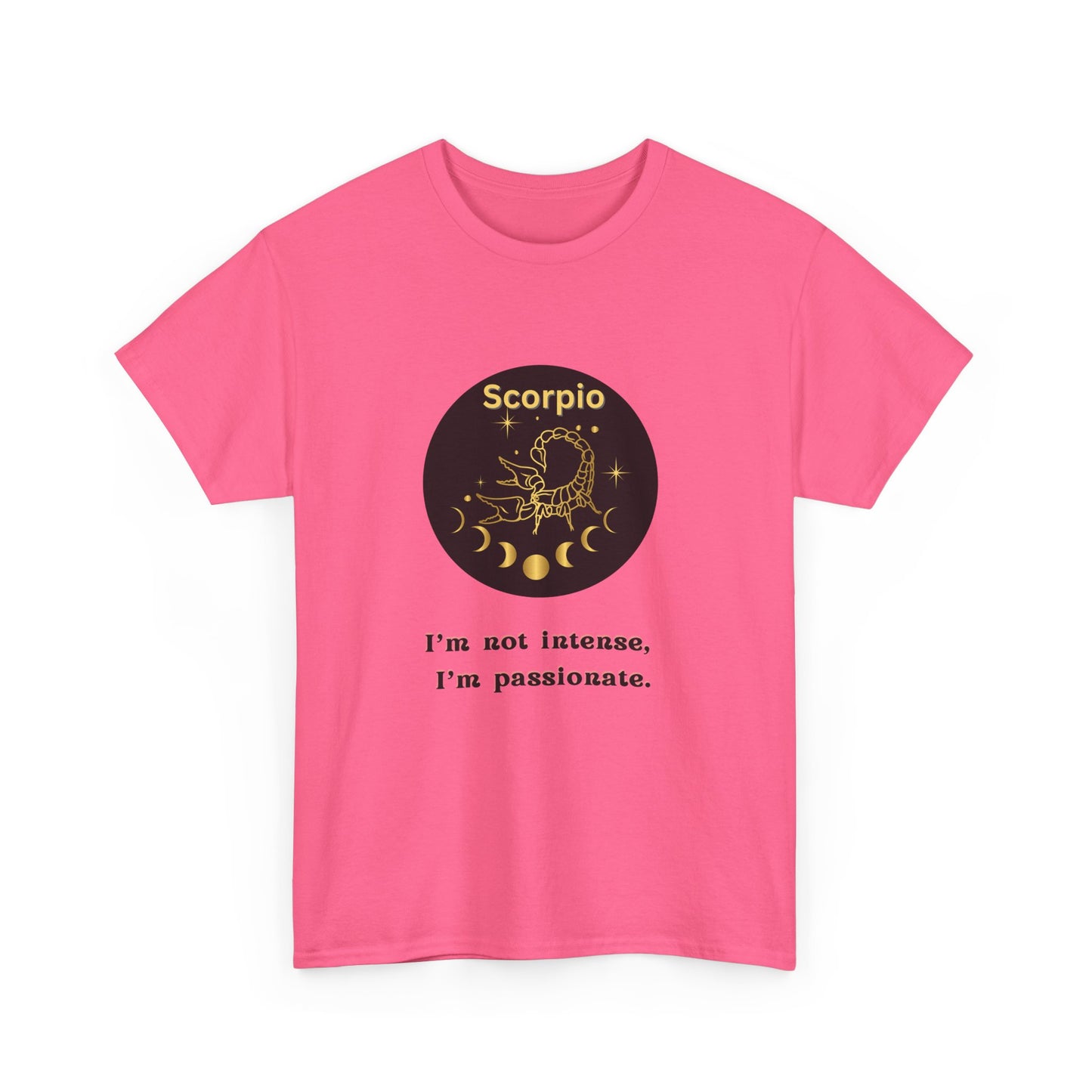 Scorpio T-Shirt, Scorpio Horoscope Gifts, Birth Month Gifts, Zodiac Sign T-Shirt Gifts, Astrology T-Shirt, Unisex Heavy Cotton Tee