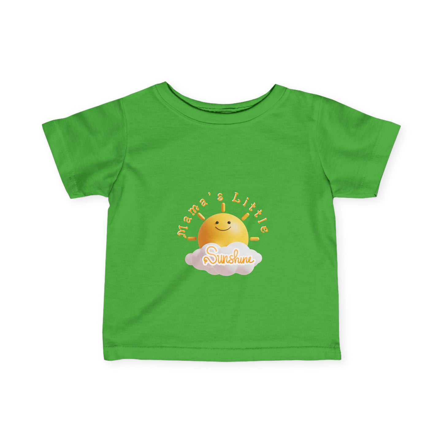 Mama's Little Sunshine Infant Fine Jersey Tee, Perfect Baby Shower Gift for Boy or Girl, 6-24 Mo. Toddler T-Shirt Gifts, T-Shirts for Toddler Boy and Girls