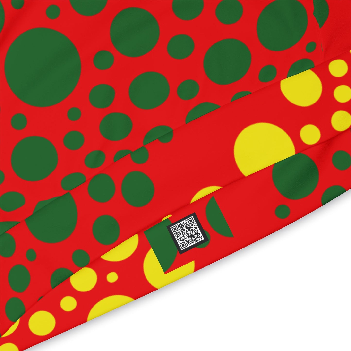 Vibrant Dot Pattern Athletic Hoodie - Perfect for Fitness & Festive Celebrations, One-of-A-Kind Print, Cute Workout Gear, Activewear for Her