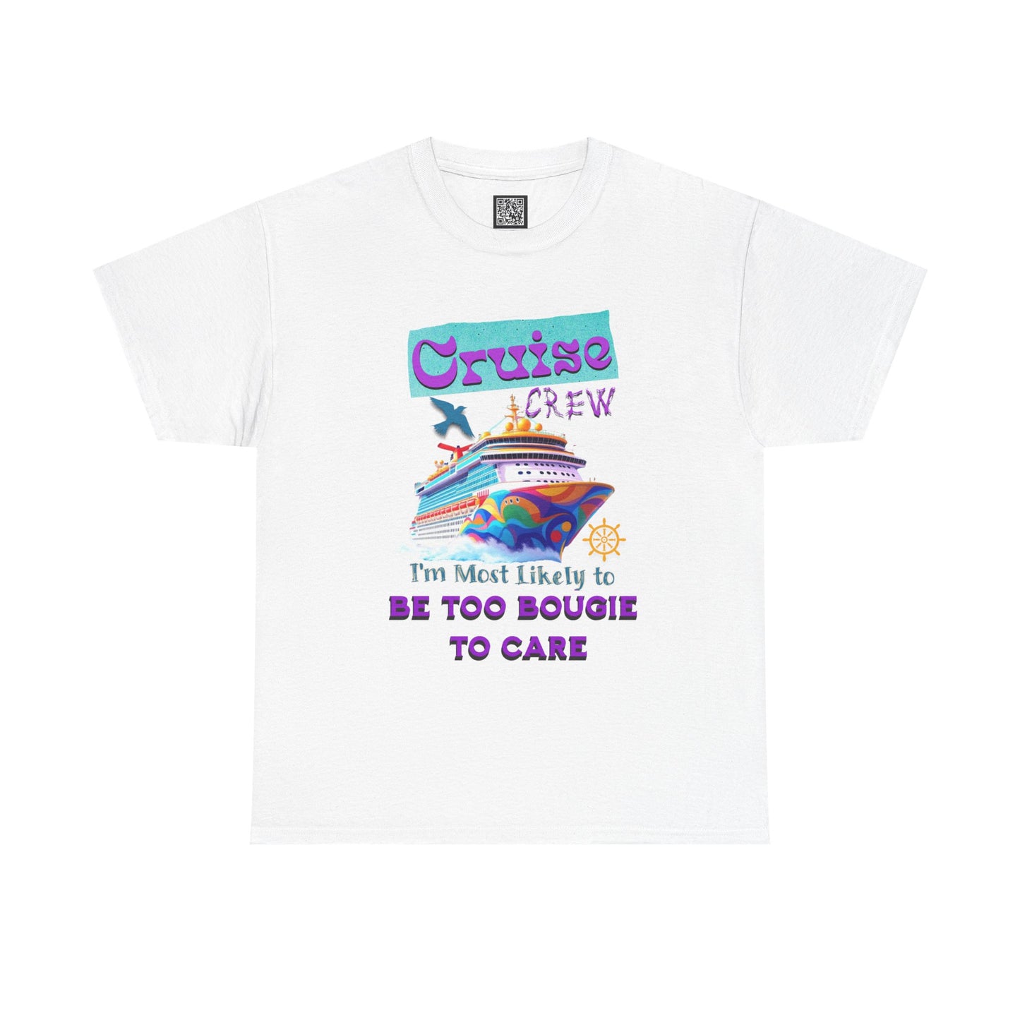 Cruise Crew Tee: Be Too Bougie to Care, Vacation Outfits, Nautical Shirt, Travel Gift, Summer Apparel, T-Shirt for the Bougie One