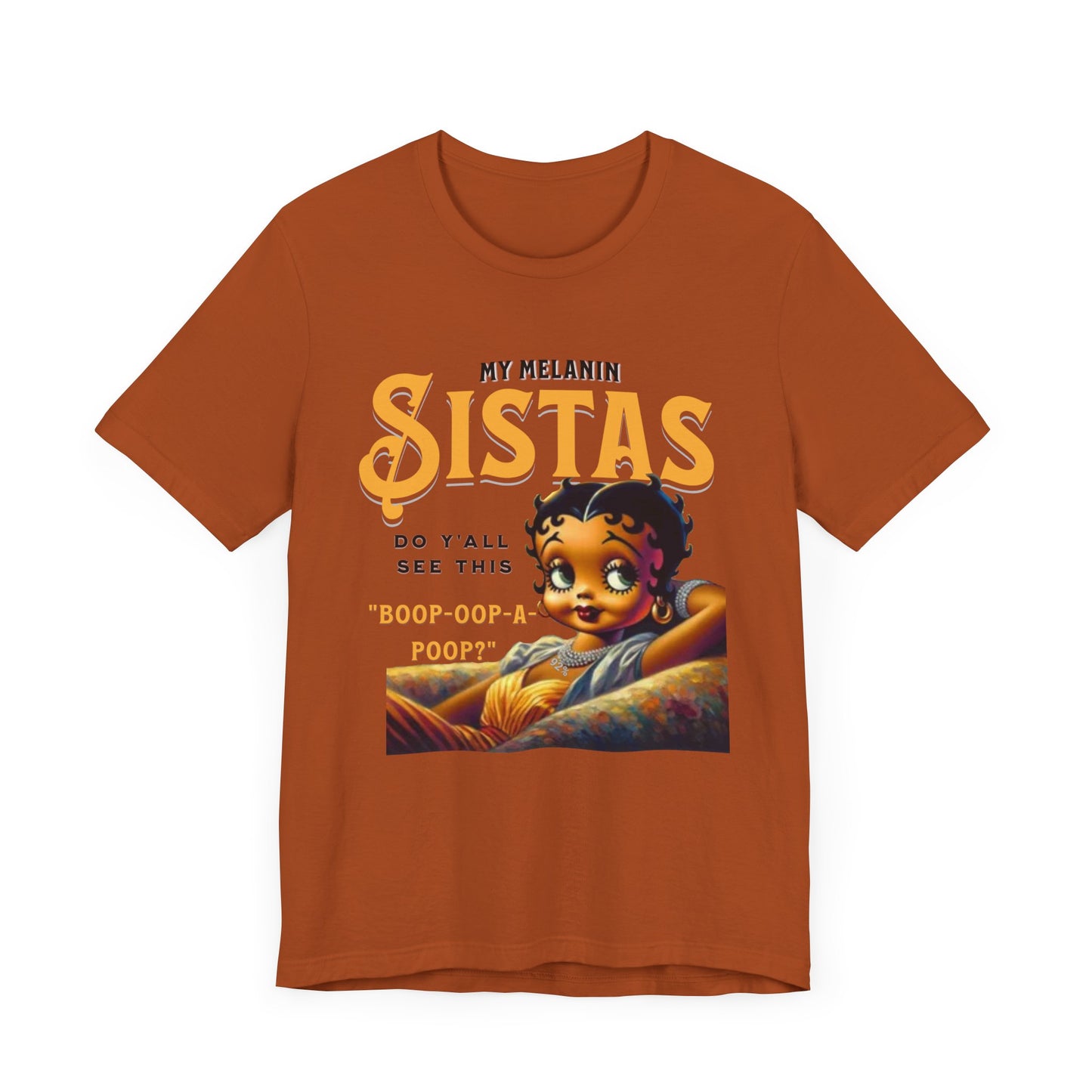 Melanin Betty Boop, 92% Black Woman Shirt, Black Girl Magic Tees, Black Culture T-Shirts, Humorous Betty Boop Shirts, Betty Boop T-Shirts