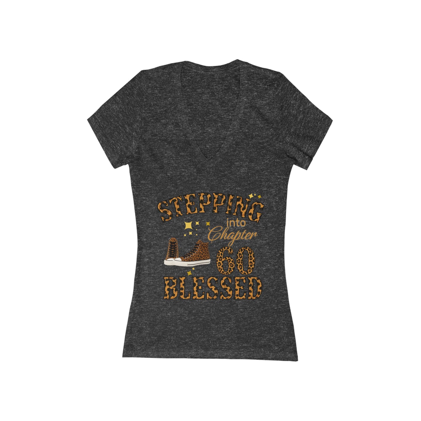 Stepping Into Chapter 60 Blessed V-Neck Tee