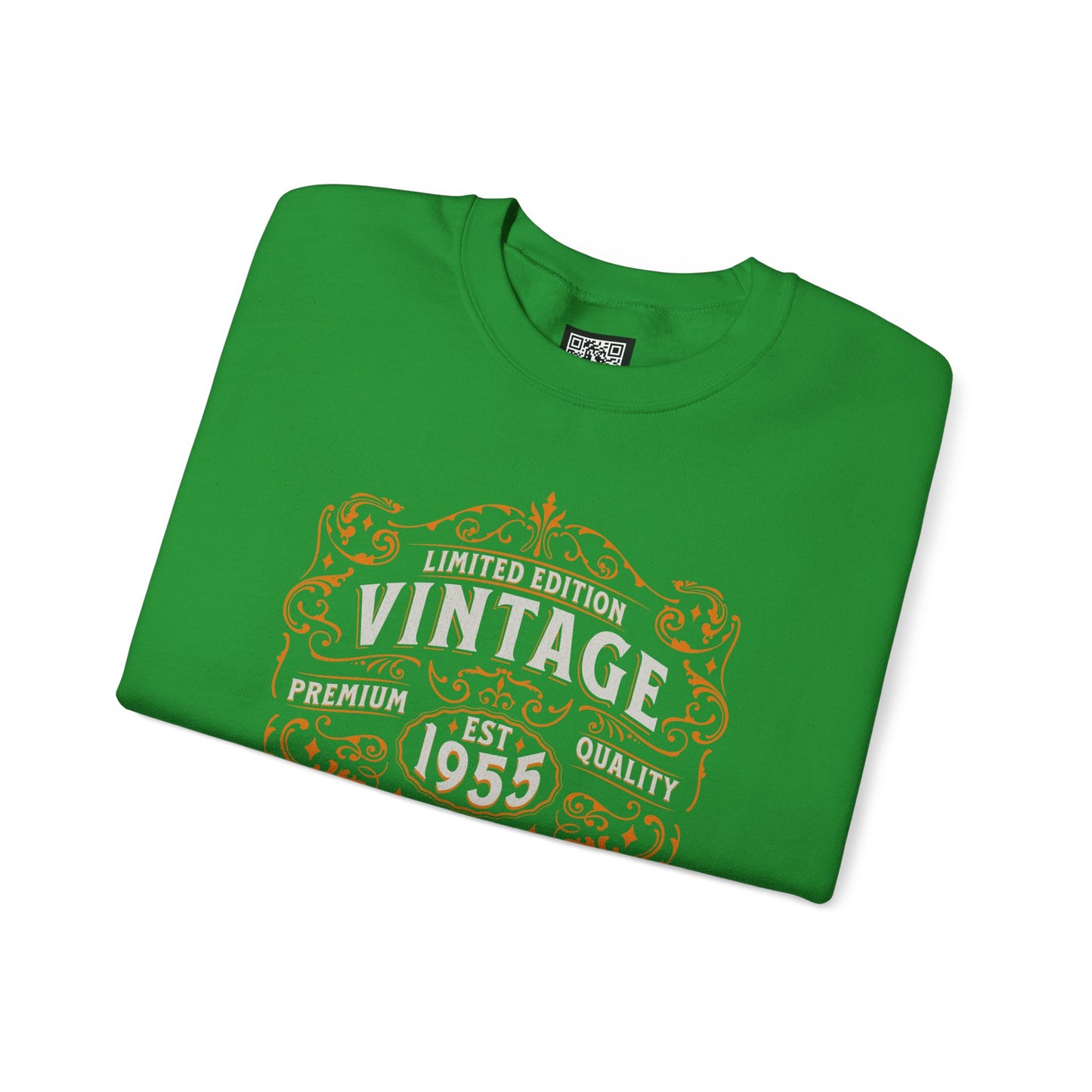 Personalized Vintage Perfection Crewneck Sweatshirt – Retro Graphic Pullover Shirt