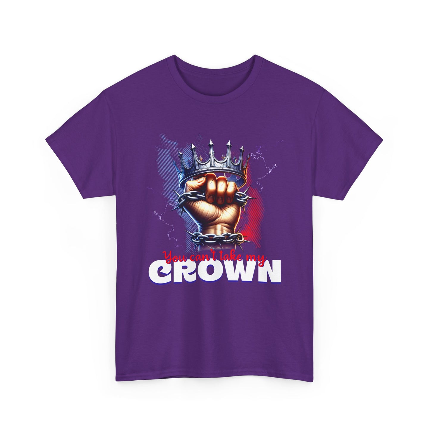 Uncrowned Resilience, 'You Can't Take My Crown' Graphic Tee for Kings & Queens, Self-Empowerment Unisex Clothing, Self-Worth T-Shirt,