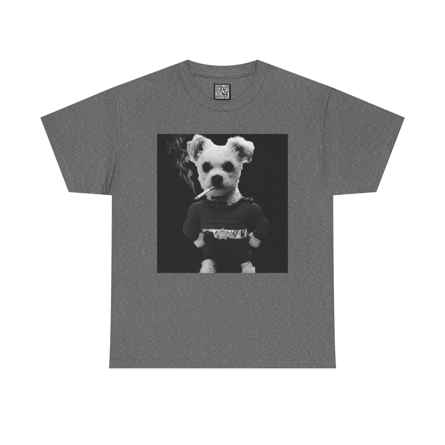Custom Dog Graphic Tee — Vintage Black & White Puppy Photo T‑Shirt