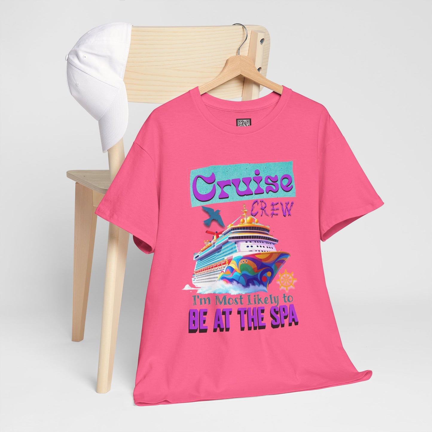Cruise Crew Unisex Tee - Spa Day Vibes, Cruise Vacation T-Shirt, Funny Group Travel Apparel, Cruise Wear, Summer Fun Shirt