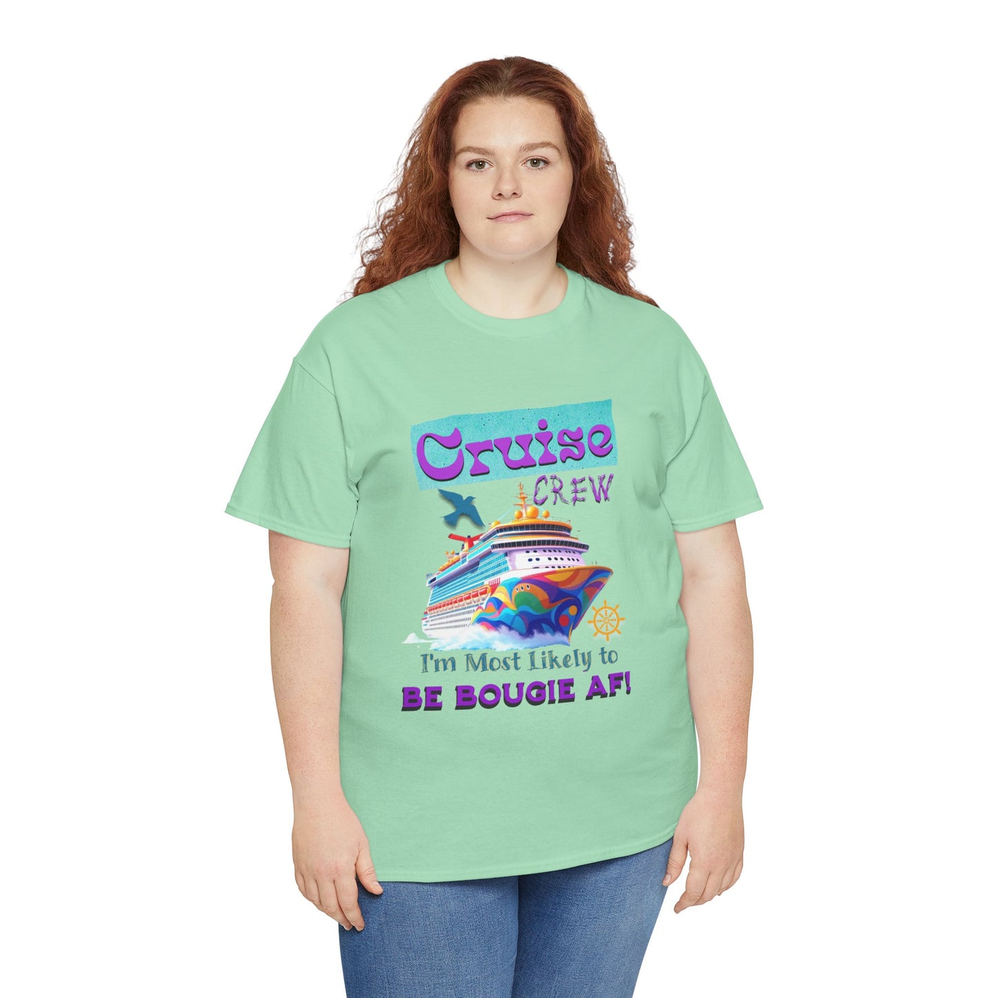 Cruise Crew Tee - I'm Most Likely to Be Bougie AF, Travel Shirt, Vacation Apparel, Cruise Outfits, Summer Fun Clothing for the Bougie Crew