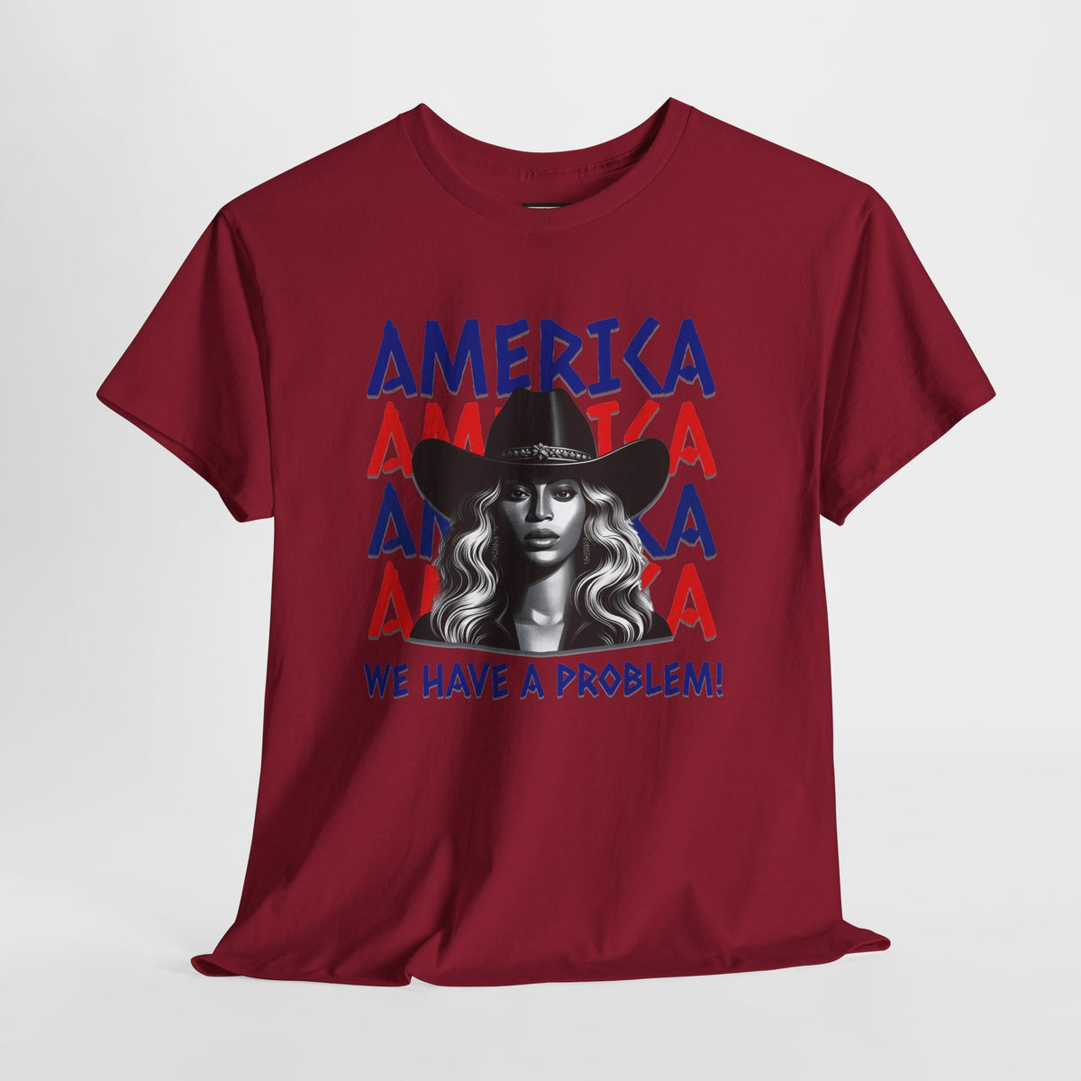 Beyoncé America We Have a Problem T-Shirt – Cowboy Carter Fan Tee, Patriotic Concert Shirt, S–5XL