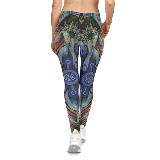 Bohemian Kaleidoscope Leggings — Vibrant BoHo Yoga Tights