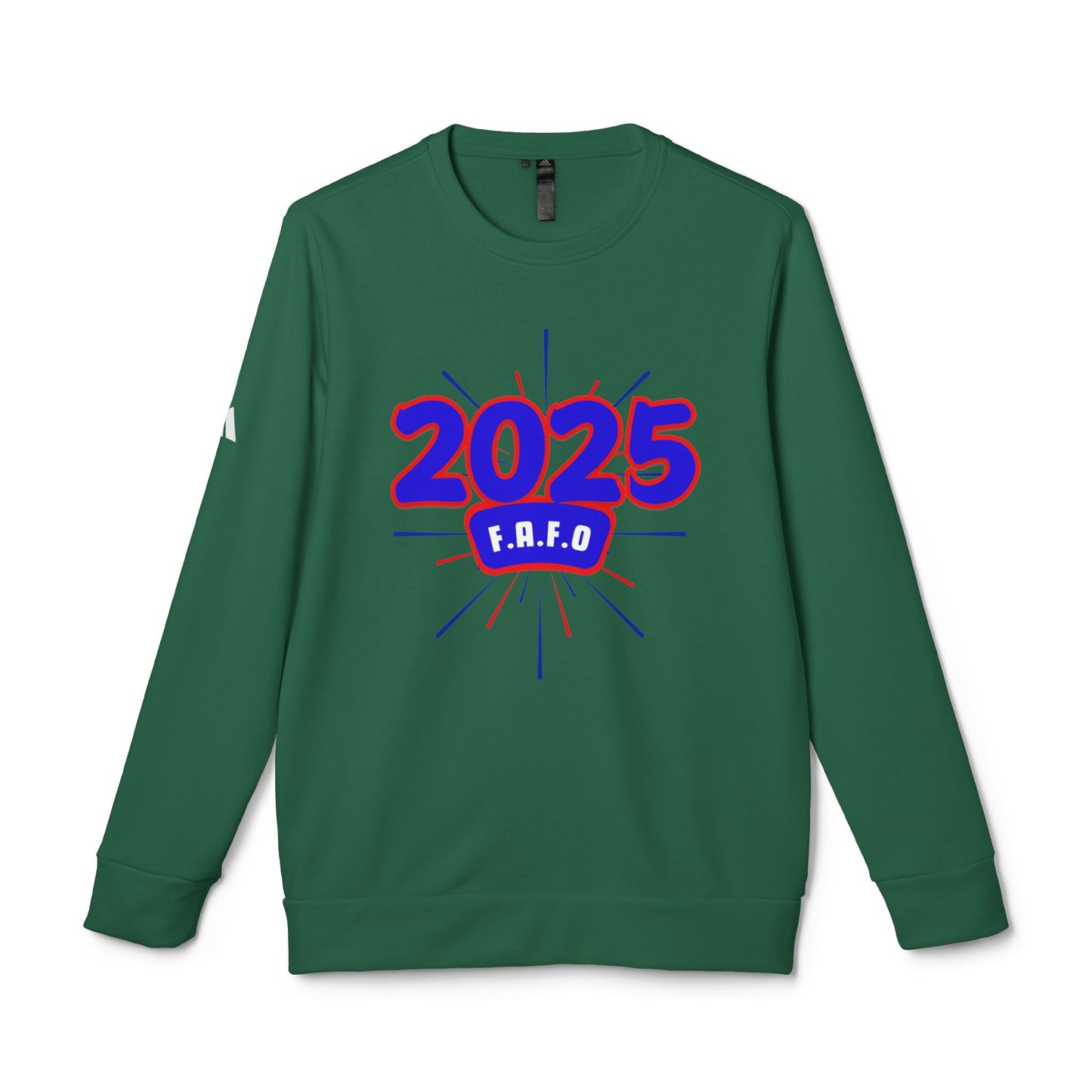 Adidas Unisex Fleece "F.A.F.O." Crewneck Sweatshirt, Anti-Trump Regime Shirt, Fight Oligarchy Shirts, F around... You Know the Rest Shirt