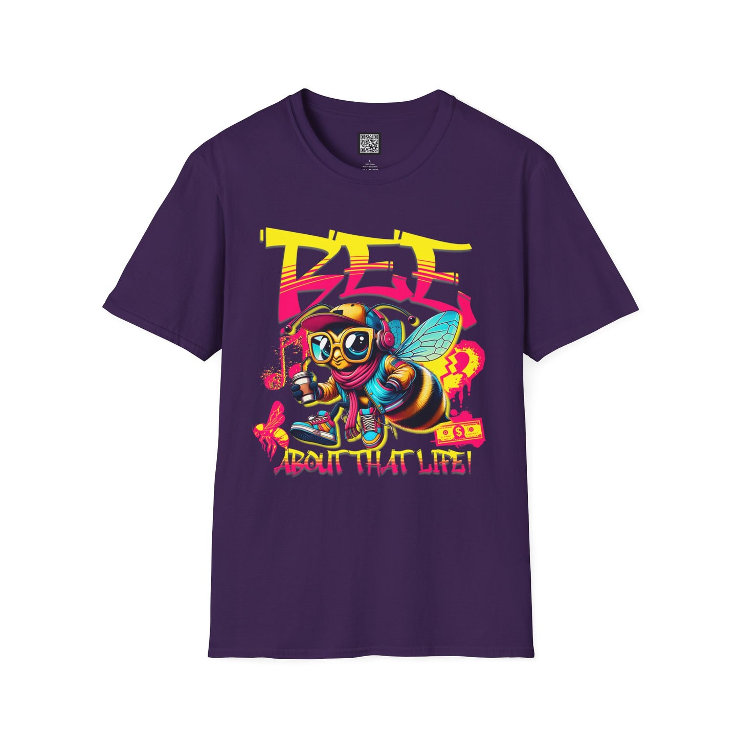Beekeeper Graphic T-Shirt, Cute Bee Lovers T-Shirt, Fun Colorful Graphic Bee Tee, Summer Casual Wear, Gift for Bee Enthusiast
