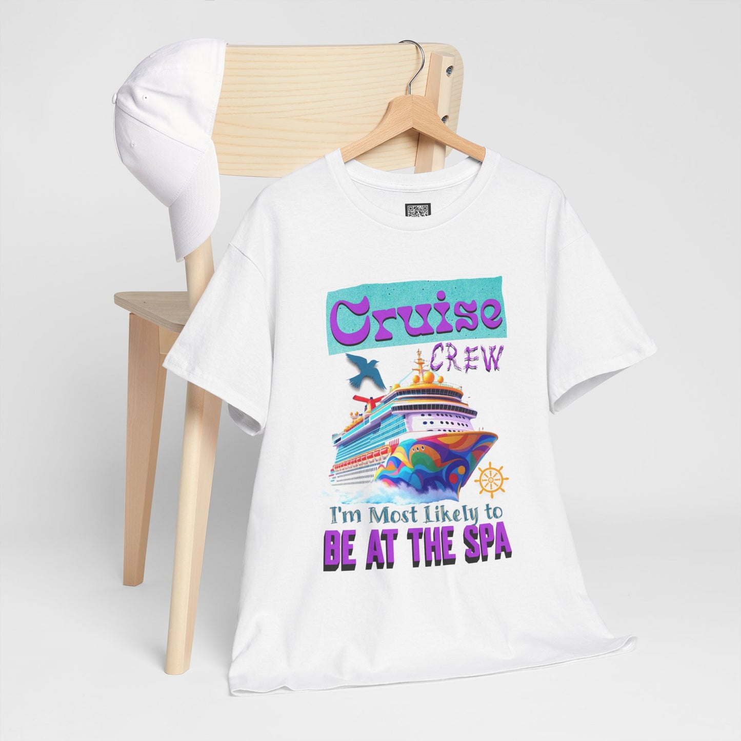 Cruise Crew Unisex Tee - Spa Day Vibes, Cruise Vacation T-Shirt, Funny Group Travel Apparel, Cruise Wear, Summer Fun Shirt