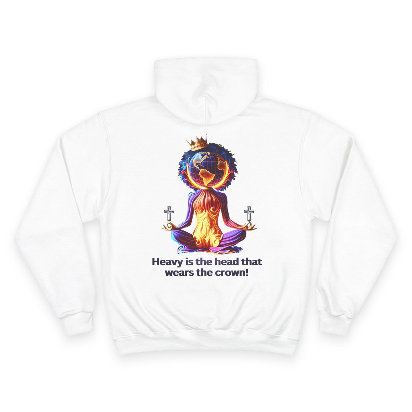 "Heavy is the Head" Champion Hoodie for Women, Inspirational Hoodie for Women, Women Empowerment Hoodies for Women