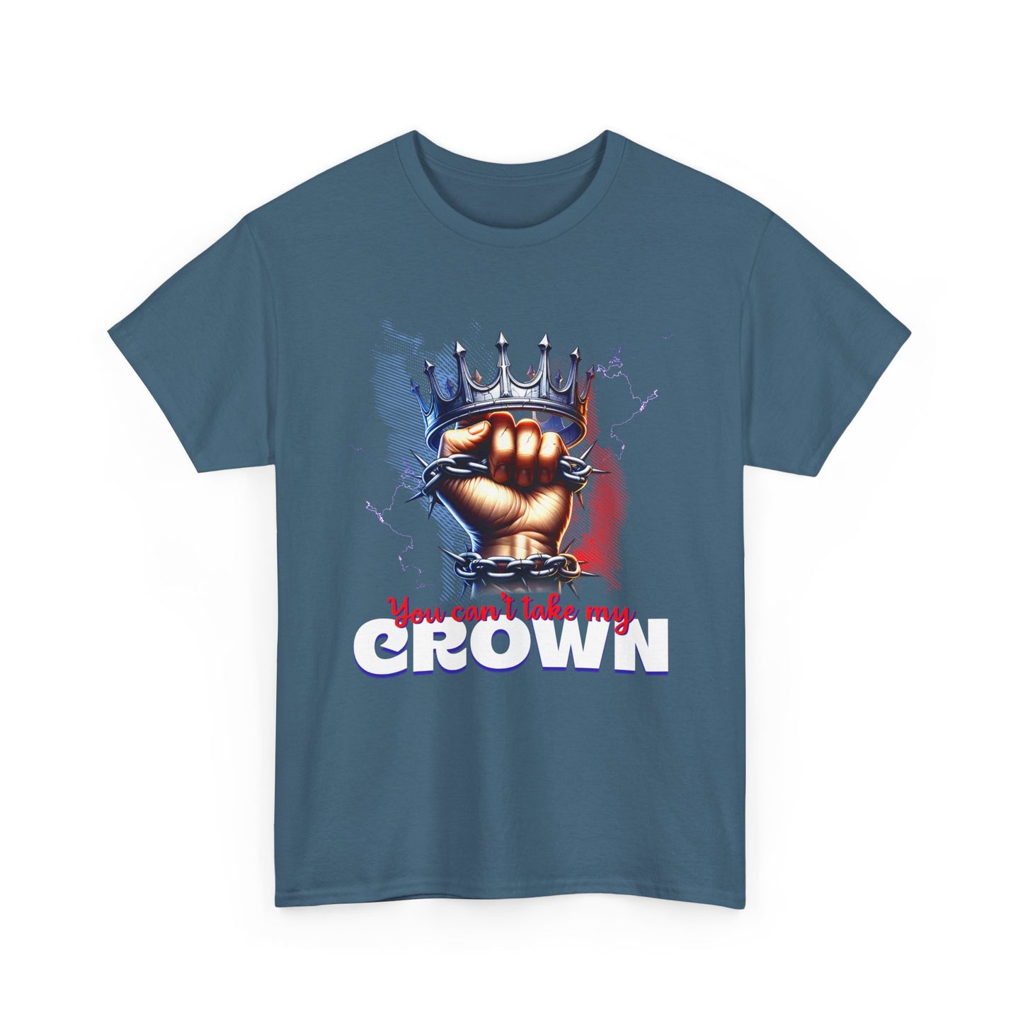 Uncrowned Resilience, 'You Can't Take My Crown' Graphic Tee for Kings & Queens, Self-Empowerment Unisex Clothing, Self-Worth T-Shirt,