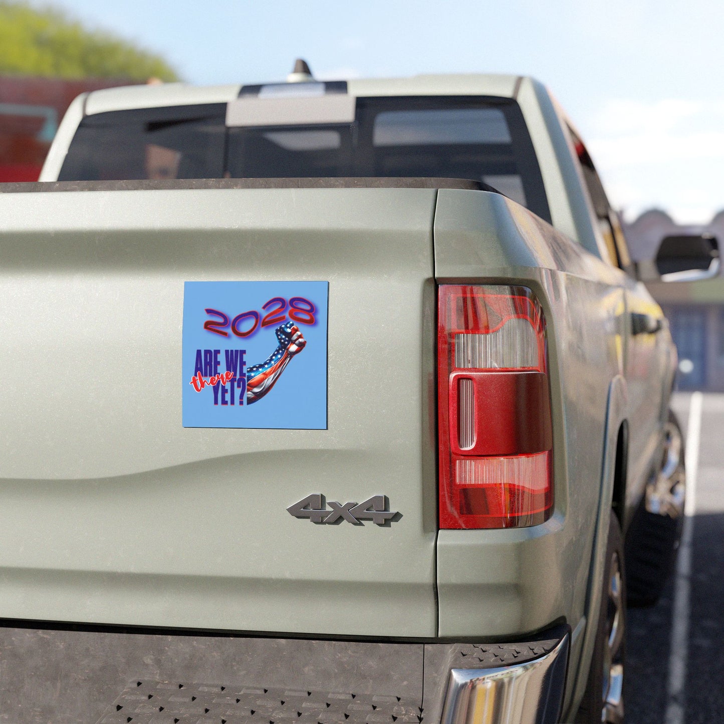 Are We There Yet? Car Magnets, Anti-Trump Car Sign, Political Commentary Car Sign, Activist Signs for Automobiles