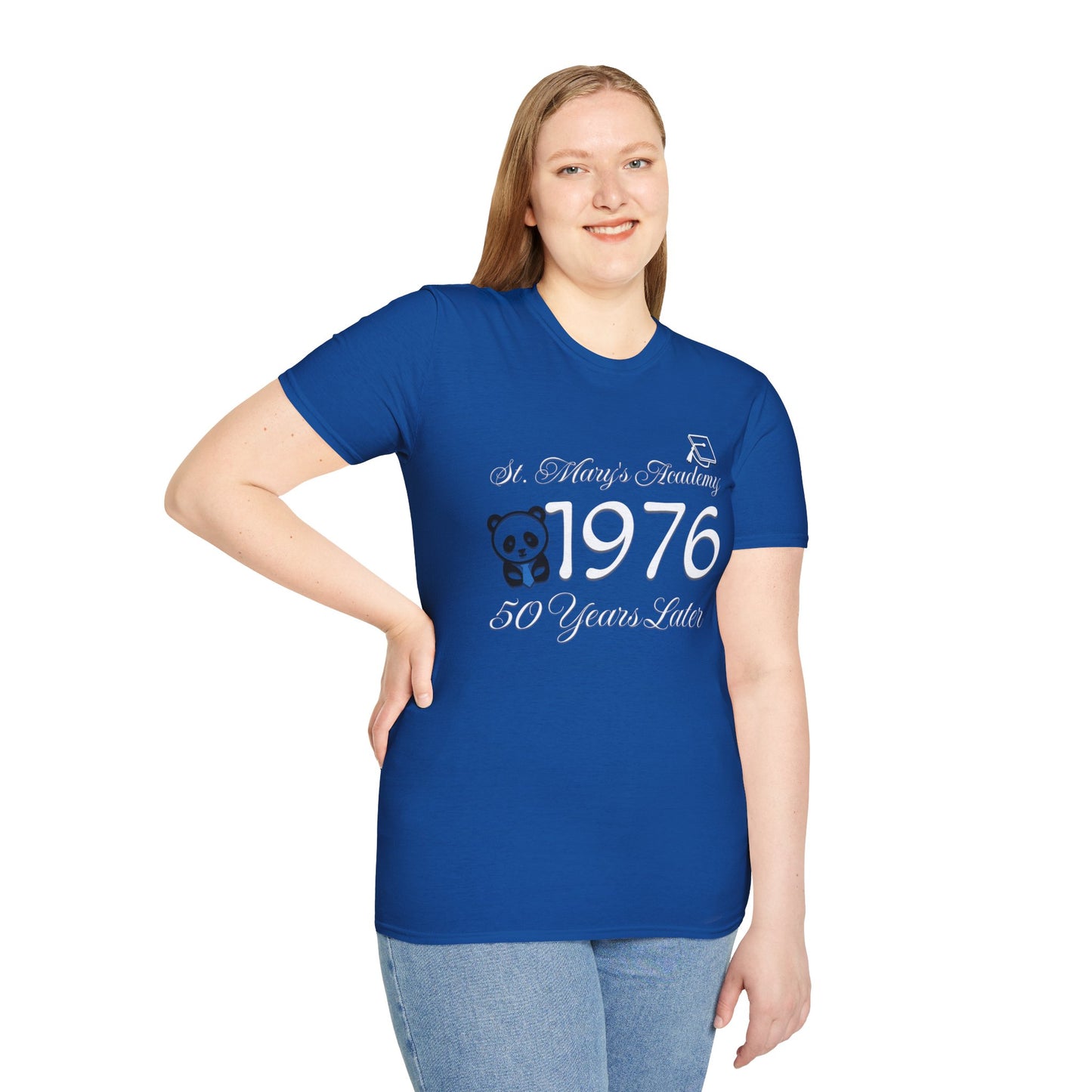 St. Mary's Academy 1976 Reunion T-Shirt — 50 Years Later Alumni Tee