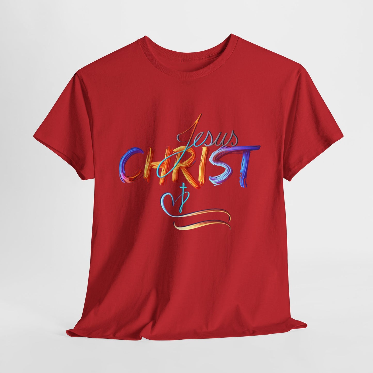 Jesus Christ Shirt, Faith & Light T-shirt, Christian Apparel, Bold Christian Graphics, Christian Gift, Faith-Based Art, Gospel Merchandise
