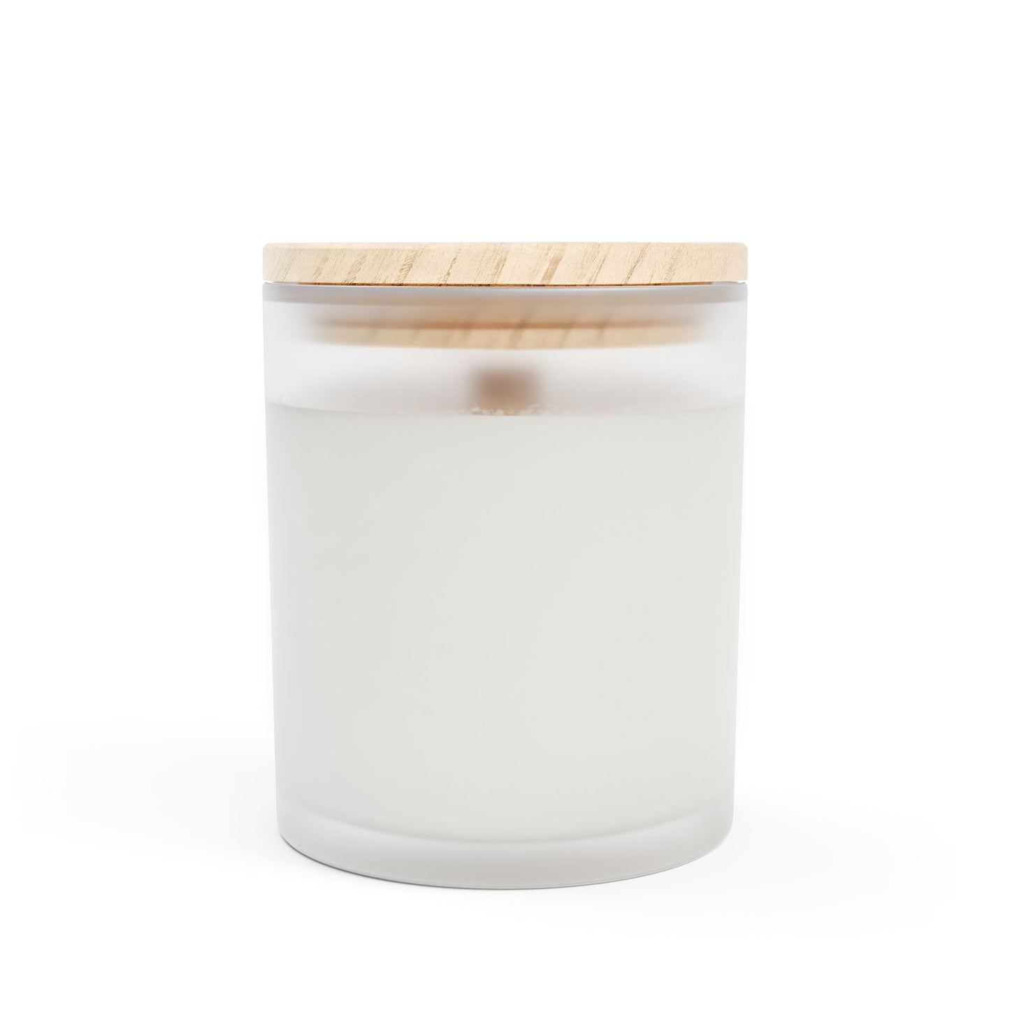 Lynette Cavalier's Frosted Glass Candle, 11oz, Coconut Soy No Dyes, Burn time 50 Hours, Made in the USA,